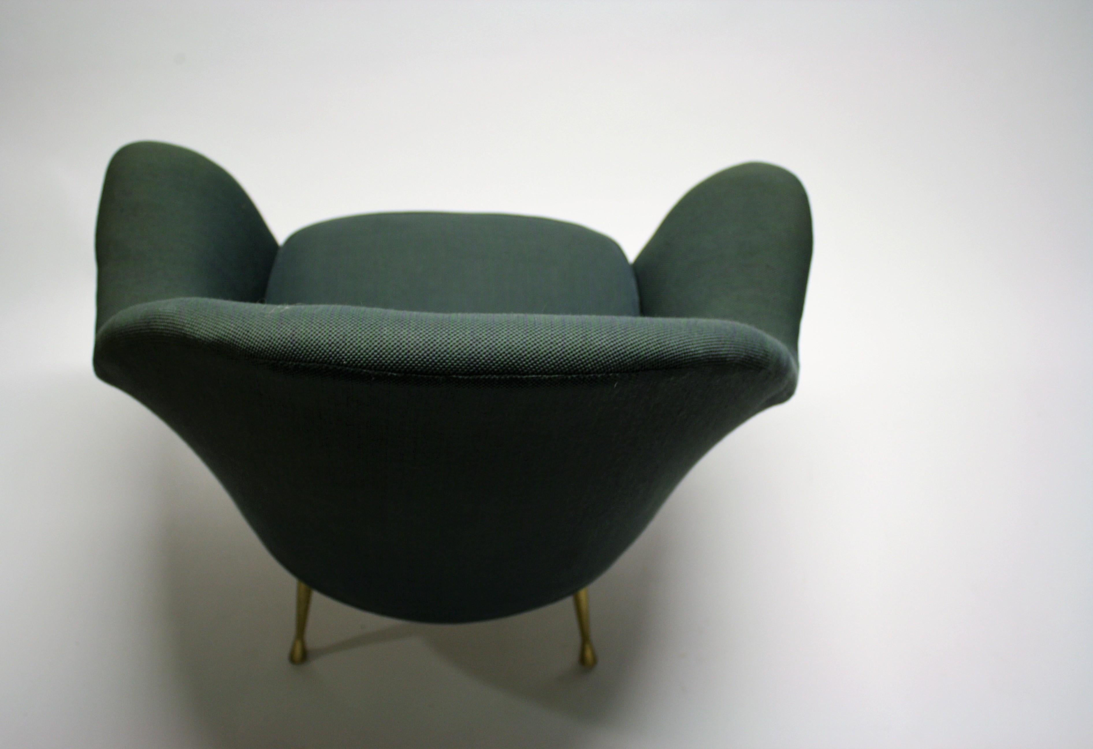 Vintage Italian Lounge Chair or Club Chair, 1950s 2