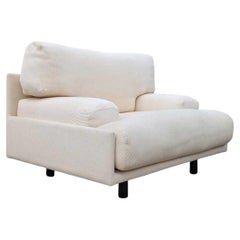 Vintage Italian Lounge Chair, Oversized, Mid Century, Modern, Minimalist, Comfy