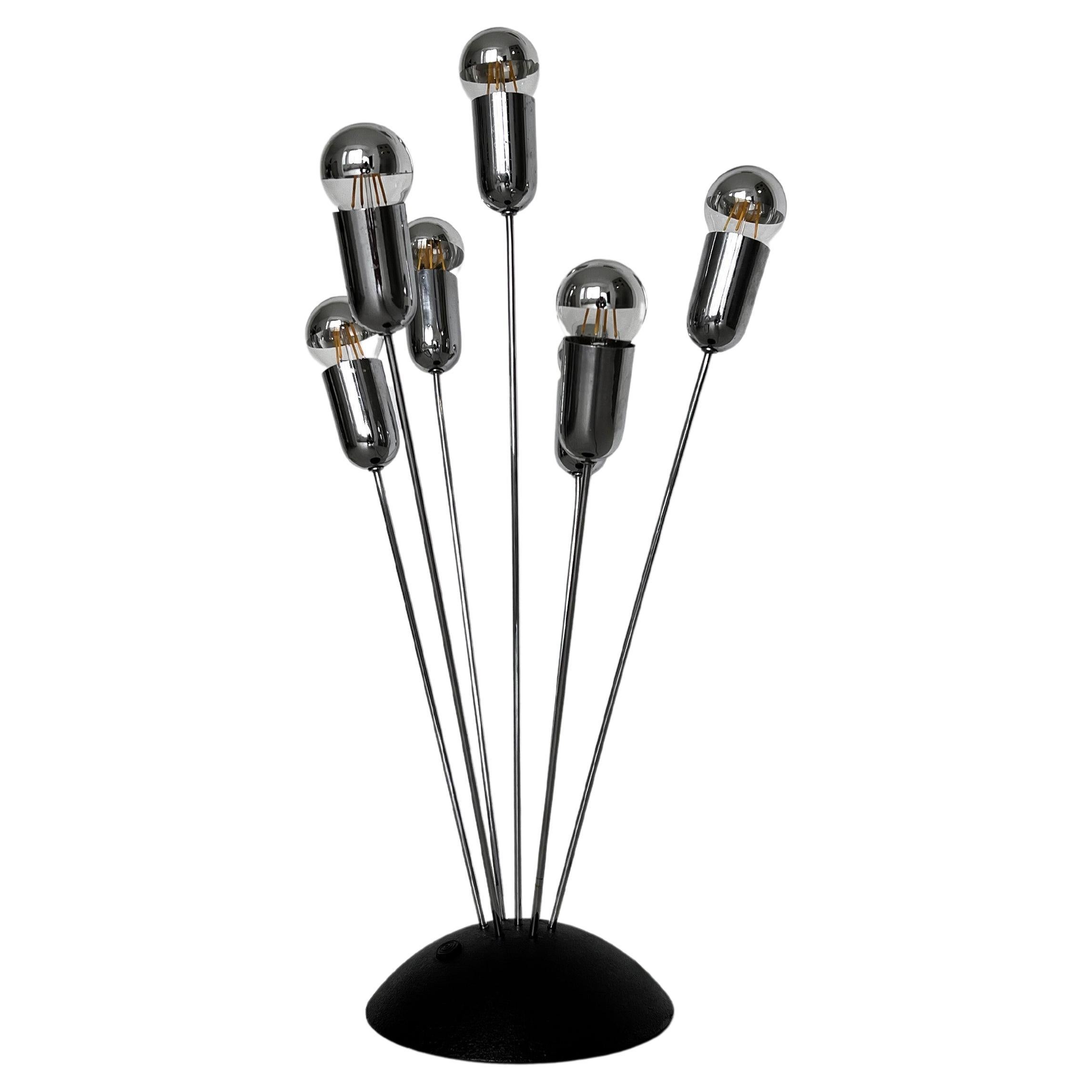 Two Cast Iron Painted Table Lamps For Sale at 1stDibs wrought iron