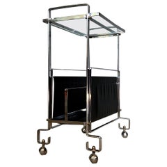 Vintage Italian Magazine Rack, 1970s