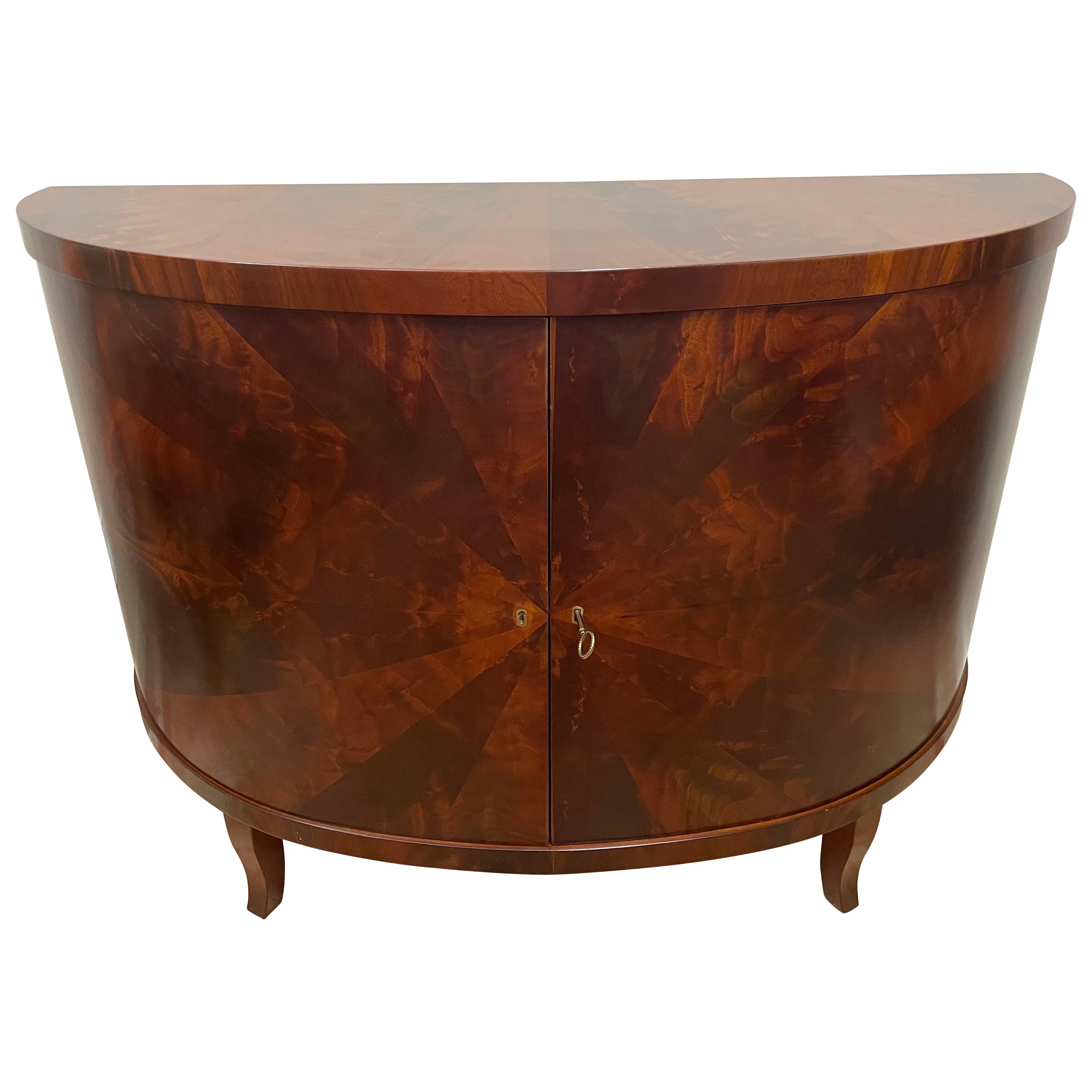 Armadio Demi Lune in mogano italiano d
epoca