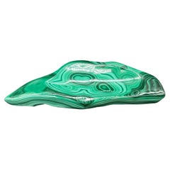 Posacenere italiano d'epoca in malachite 1960s
