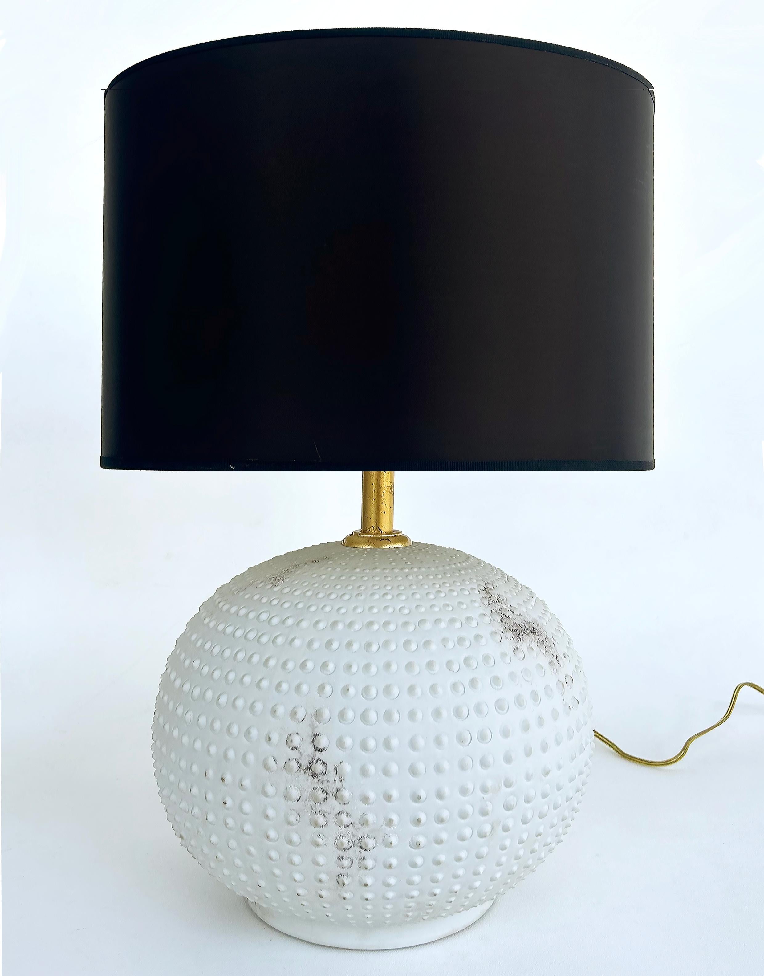 Metal Vintage Italian Mangani Firenze Porcelain Table Lamp, Shade not Included For Sale