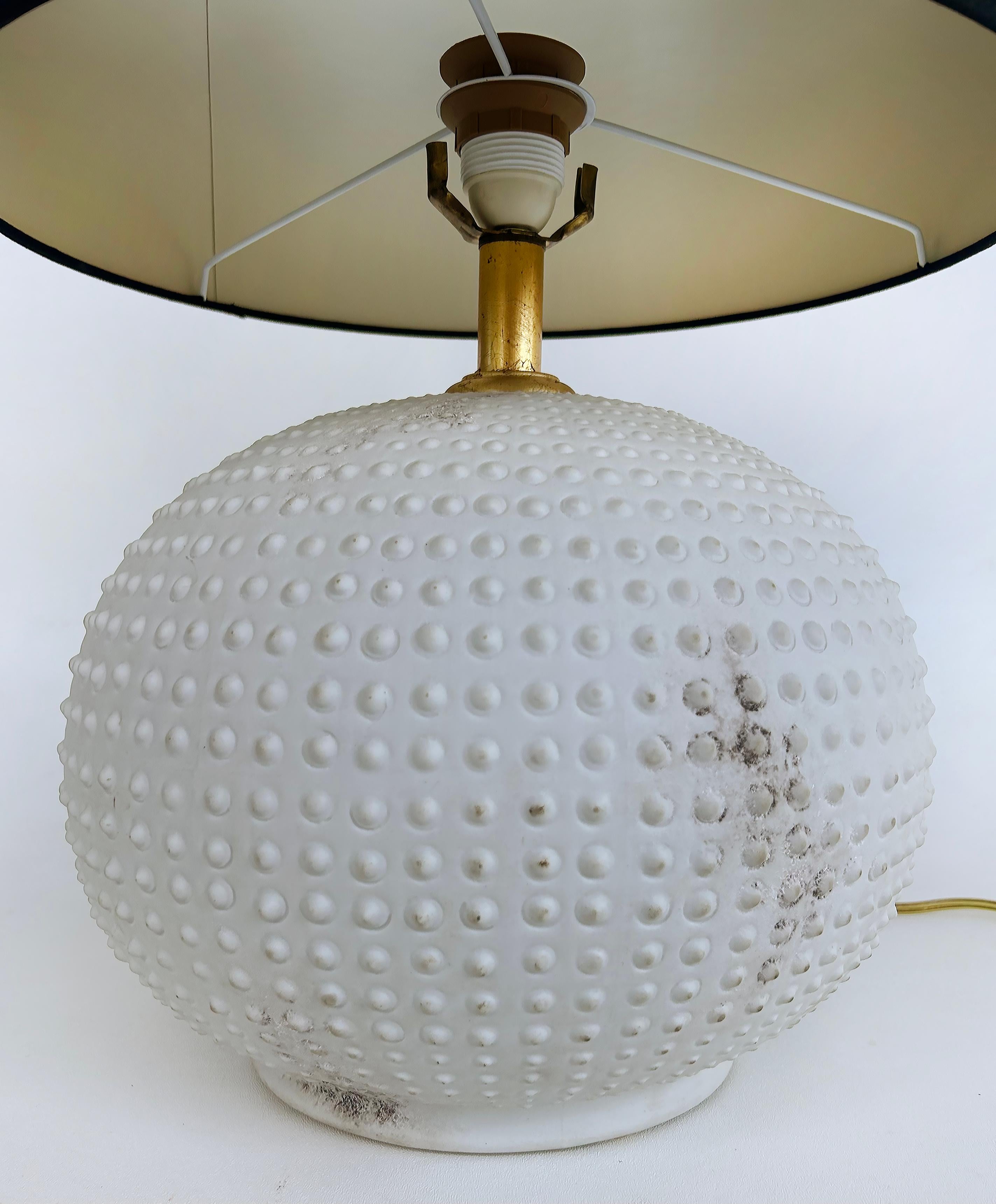 Vintage Italian Mangani Firenze Porcelain Table Lamp, Shade not Included For Sale 1