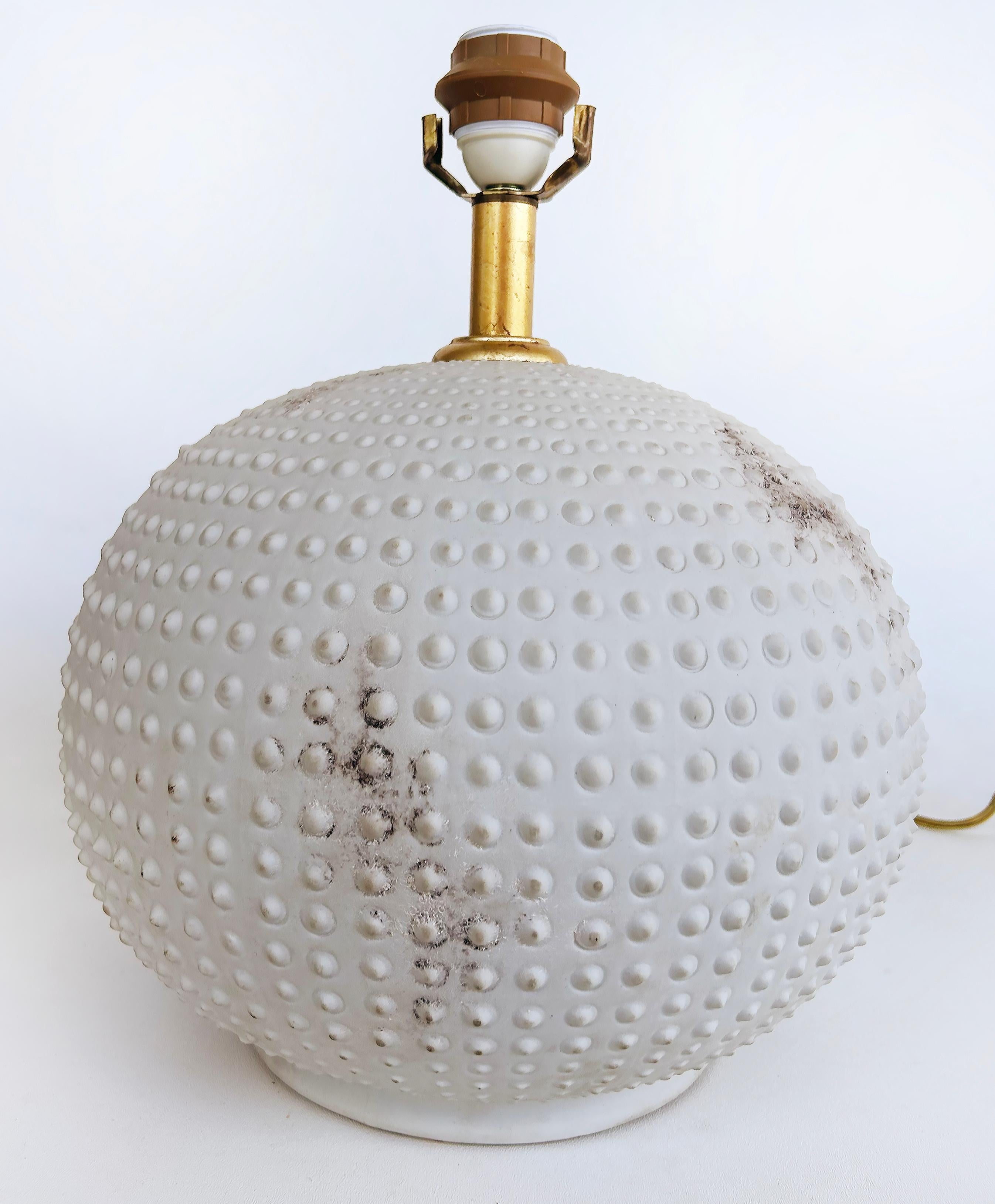 Vintage Italian Mangani Firenze Porcelain Table Lamp, Shade not Included For Sale 2