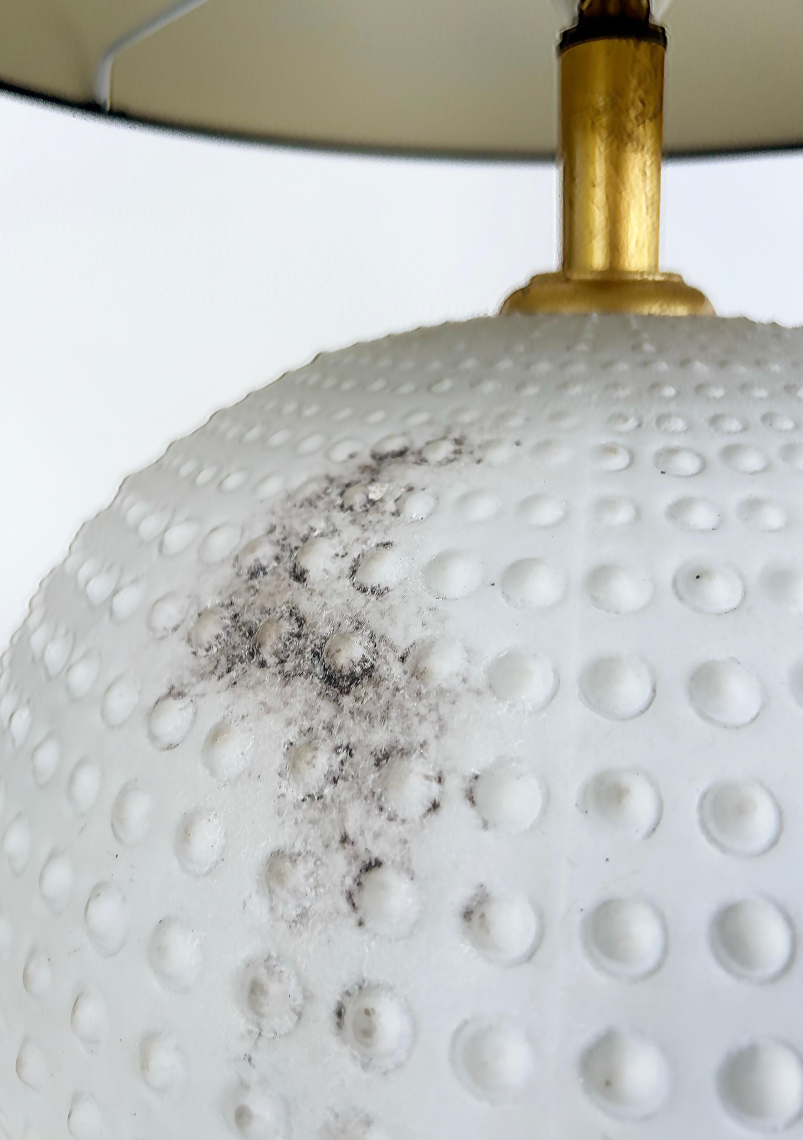 Vintage Italian Mangani Firenze Porcelain Table Lamp, Shade not Included For Sale 3