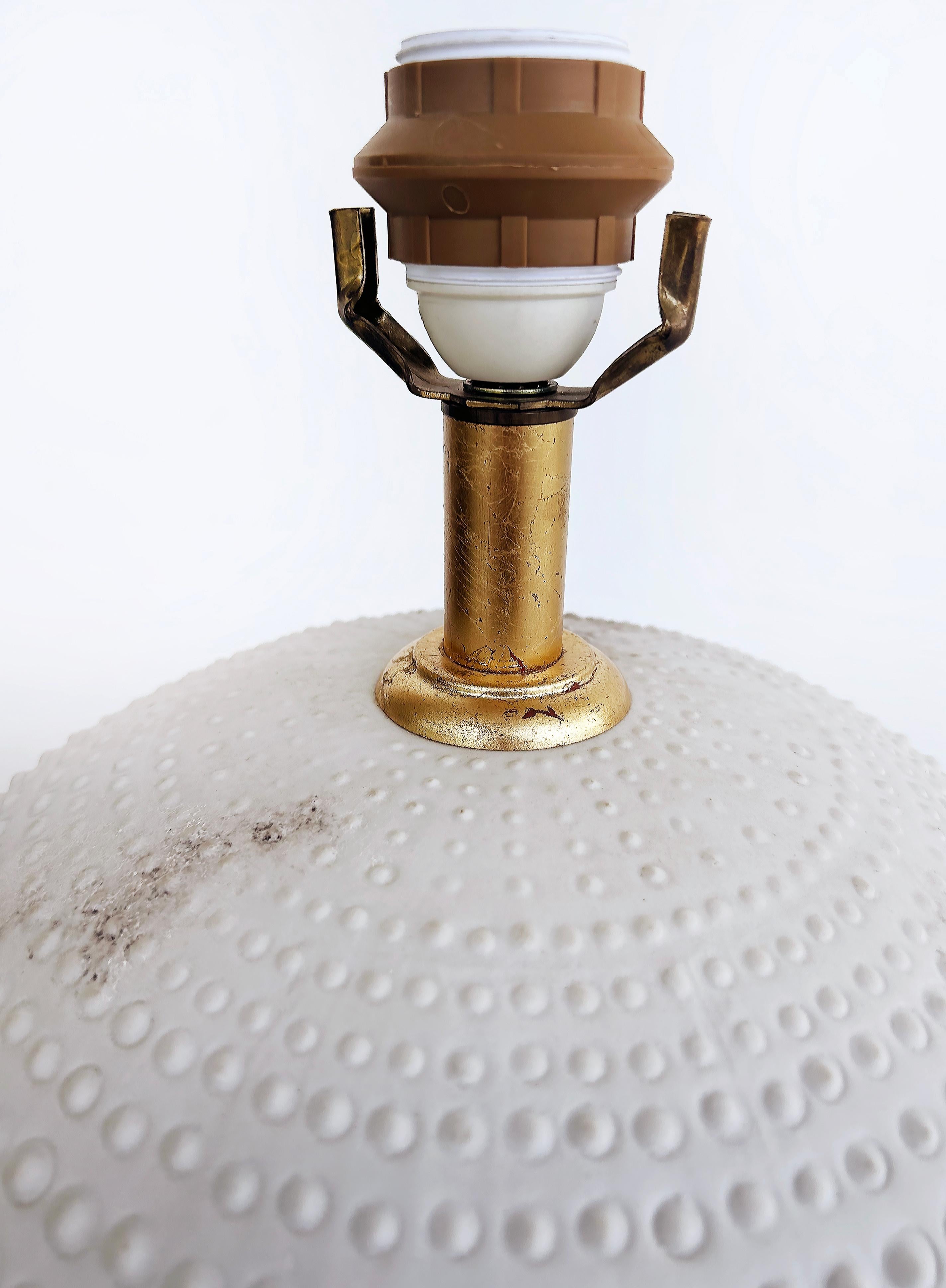 Vintage Italian Mangani Firenze Porcelain Table Lamp, Shade not Included For Sale 4