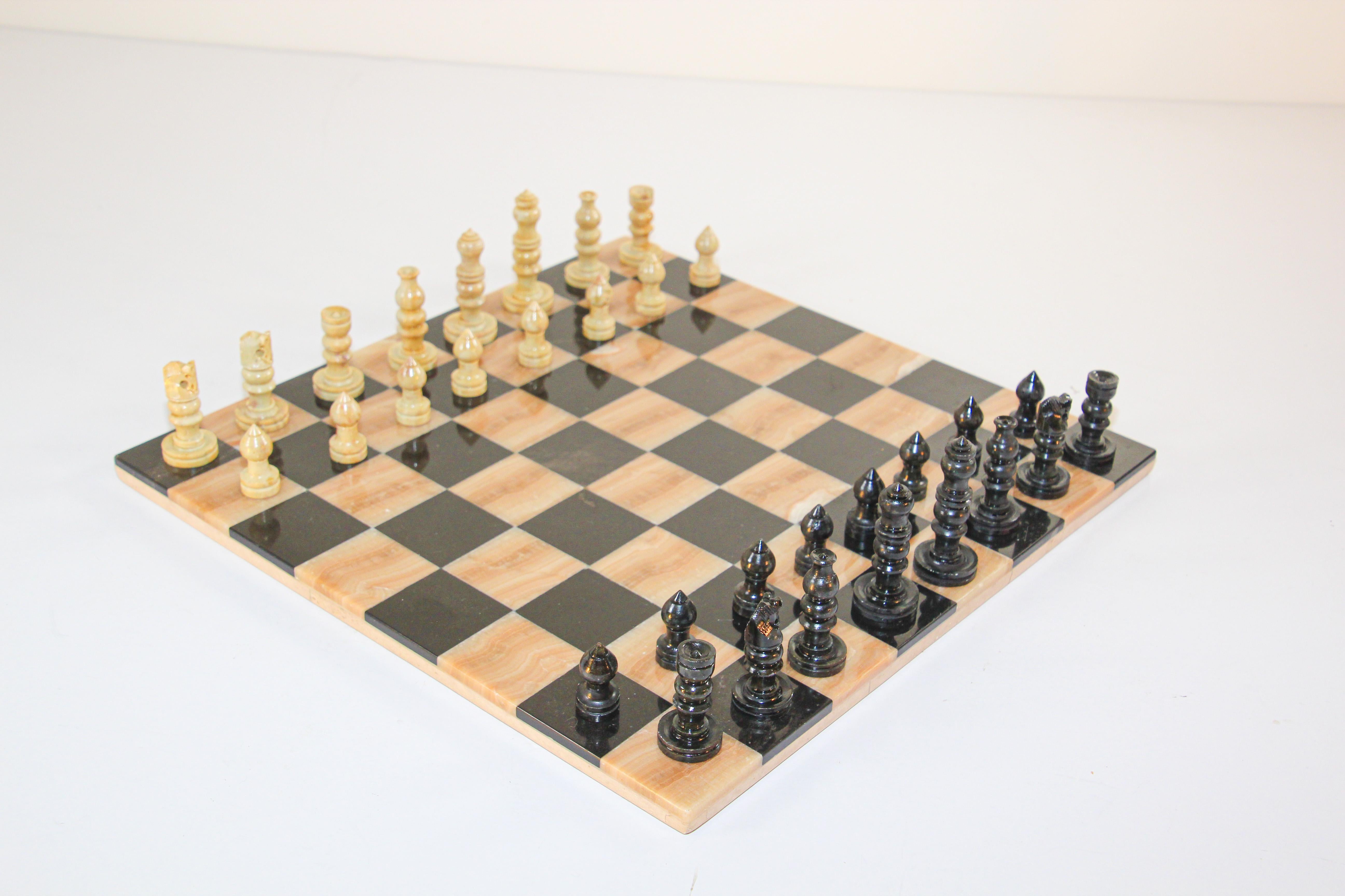 vintage italian chess set