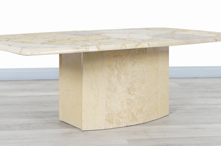 Vintage Italian Marble Coffee Table at 1stDibs