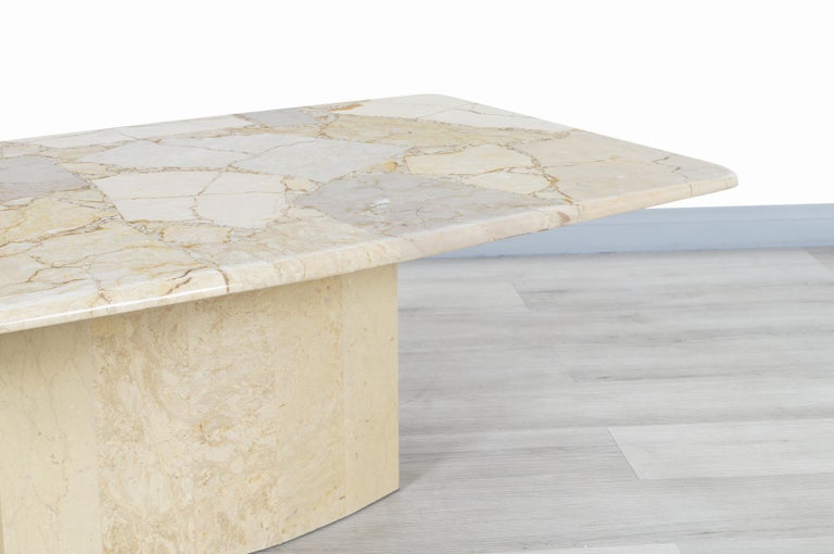 Vintage Italian Marble Coffee Table at 1stDibs