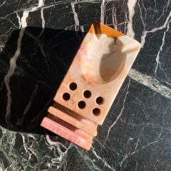 Vintage Italian Marble Desk Organizer, 1960s