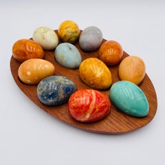 Vintage Italian Marble Eggs 1960s