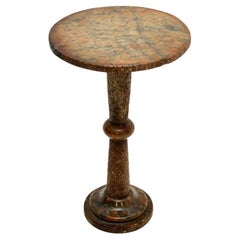 Vintage Italian Marble Occasional Side Table