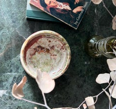 Large Vintage Italian marble onyx fruit bowl / catchall, 1960s