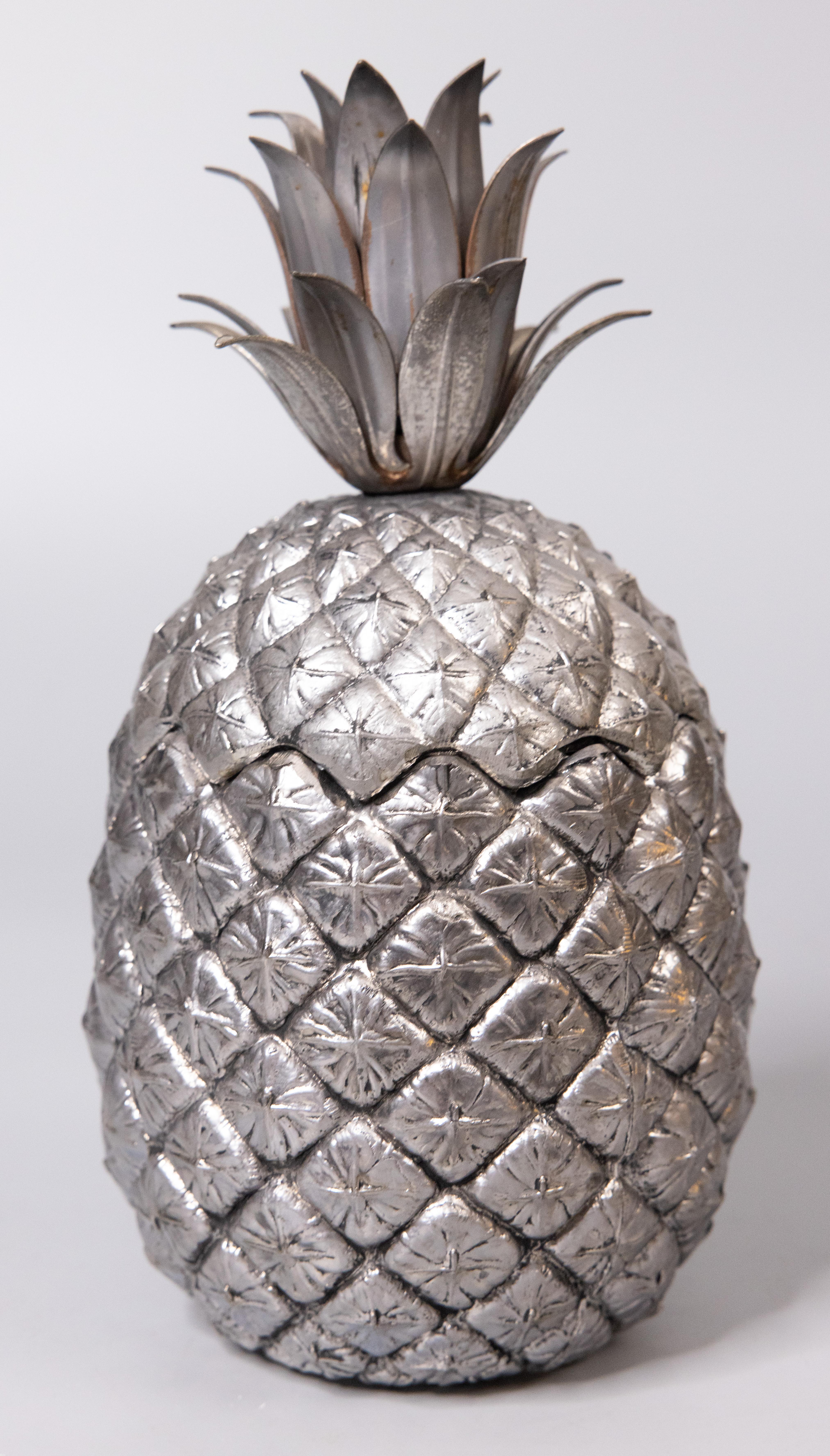 Seau à glace italien vintage Mauro Manetti en ananas 7