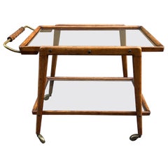 Vintage Italian Mid-Century Bar Cart / Drinks Trolley, 1950s