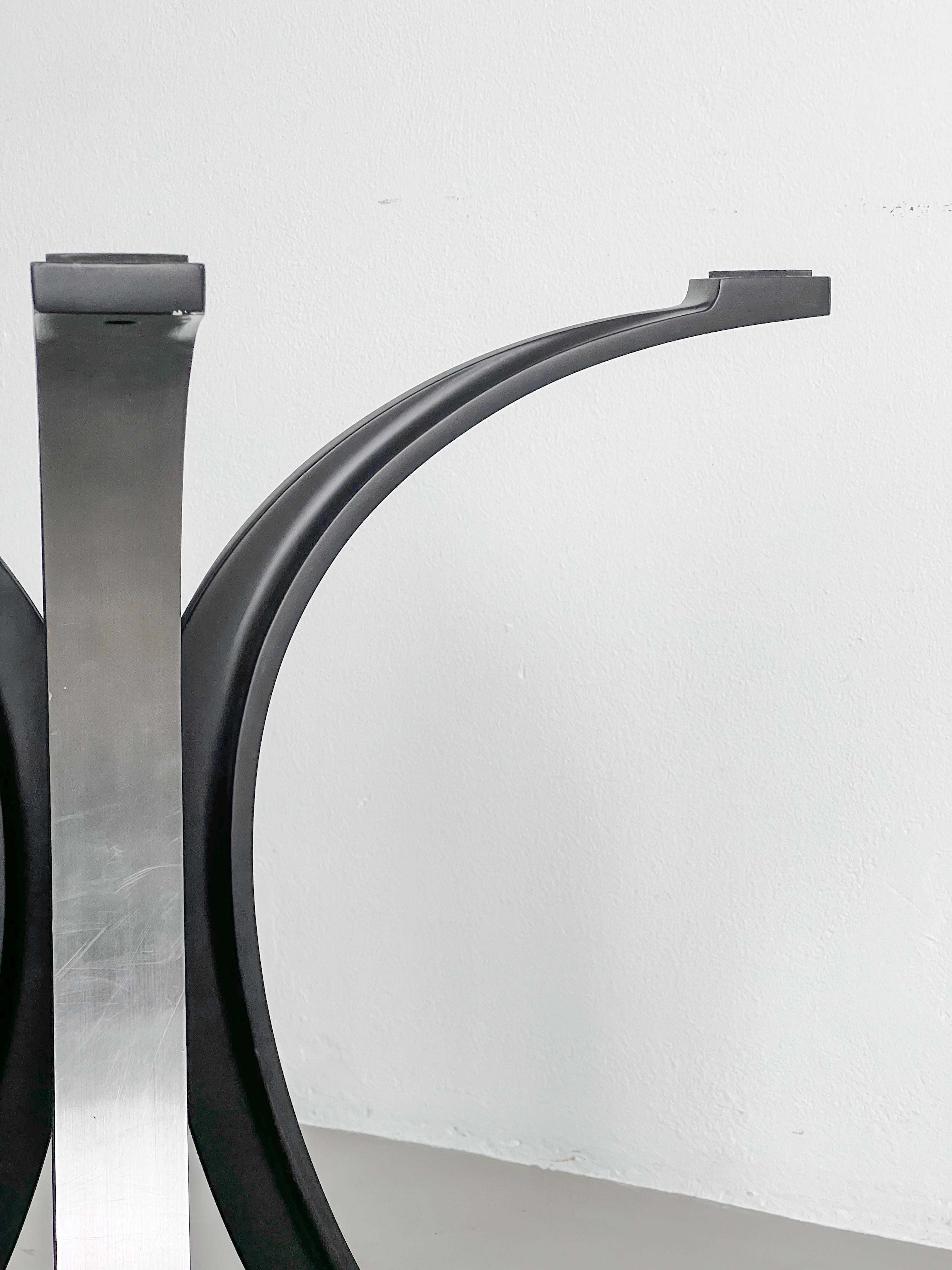 Moulage Vintage Italian Mid Century Modern Table à manger frame Tecno Borsani en vente
