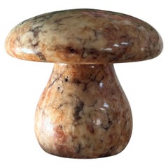 Vintage Italian mid century modern marble mushroom, 1960s