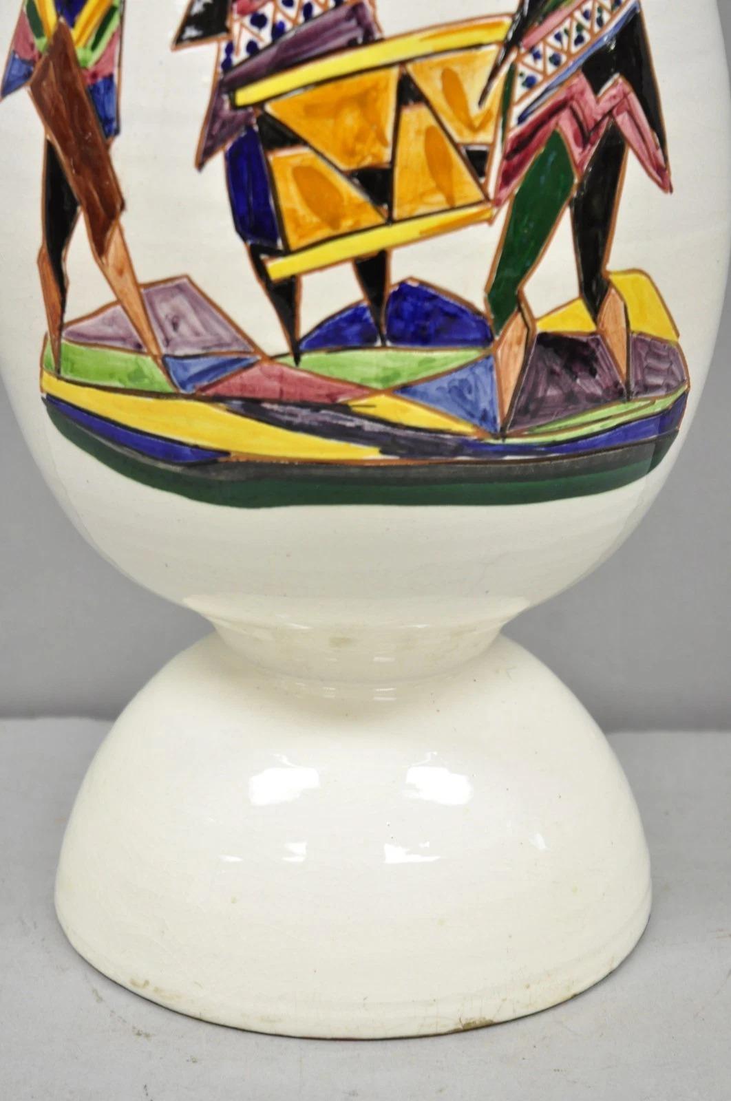 Vintage Italian Mid Century Modern Terracotta Pottery 