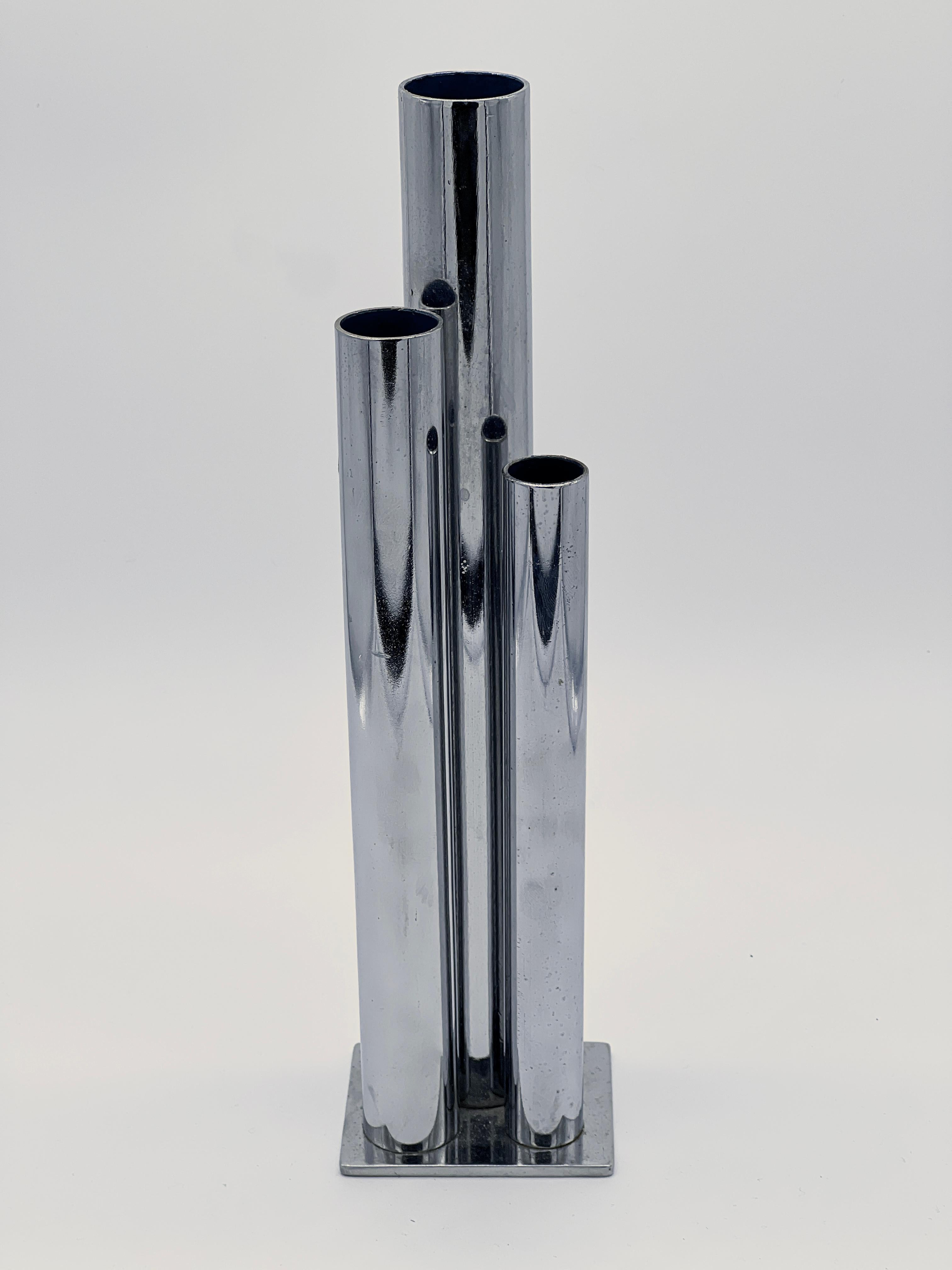 Mid-Century Modern Vintage Italian Midcentury Sculptural Vase in the Style of Gio Ponti for Krupp For Sale