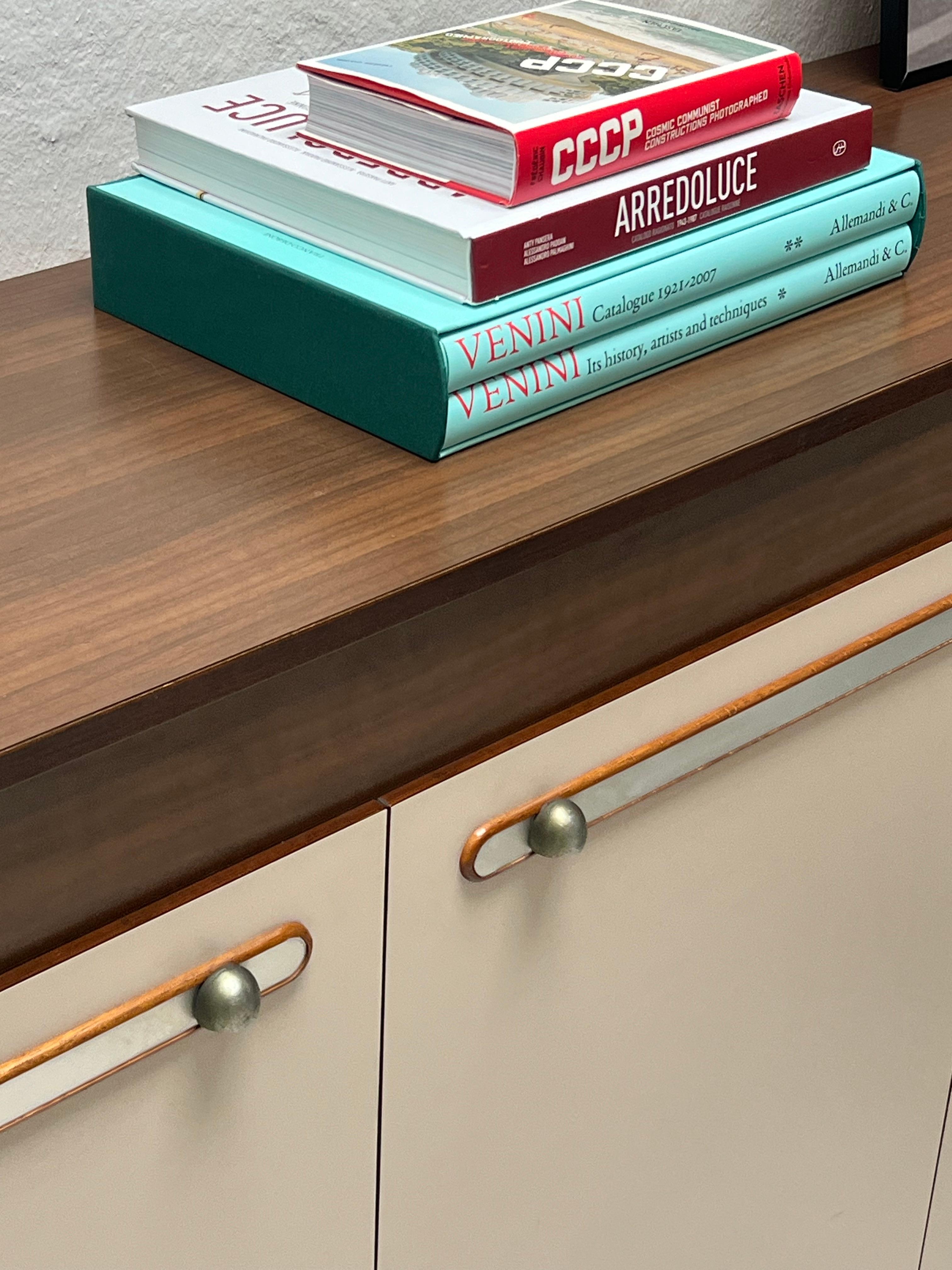 Steel Vintage Italian Mid-Century Sideboard - Bed, Small Room Furniture For Sale
