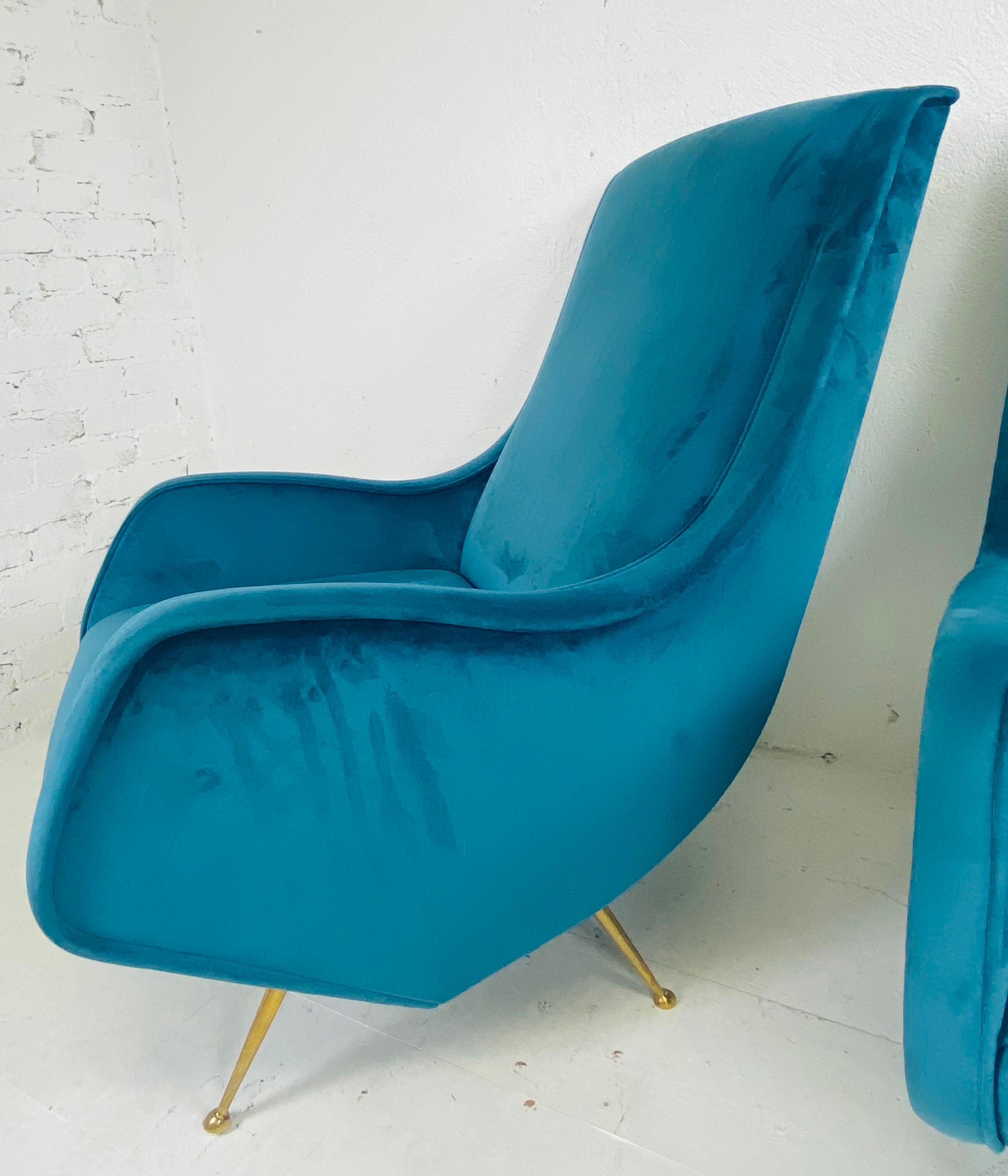Other Vintage Italian mid-century style arm shares/club chairs