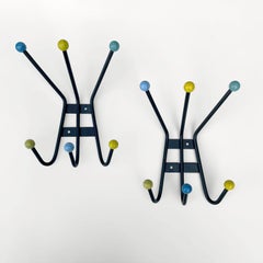 Vintage Italian Mid Century Wall Coat Hooks Italy - 2 available