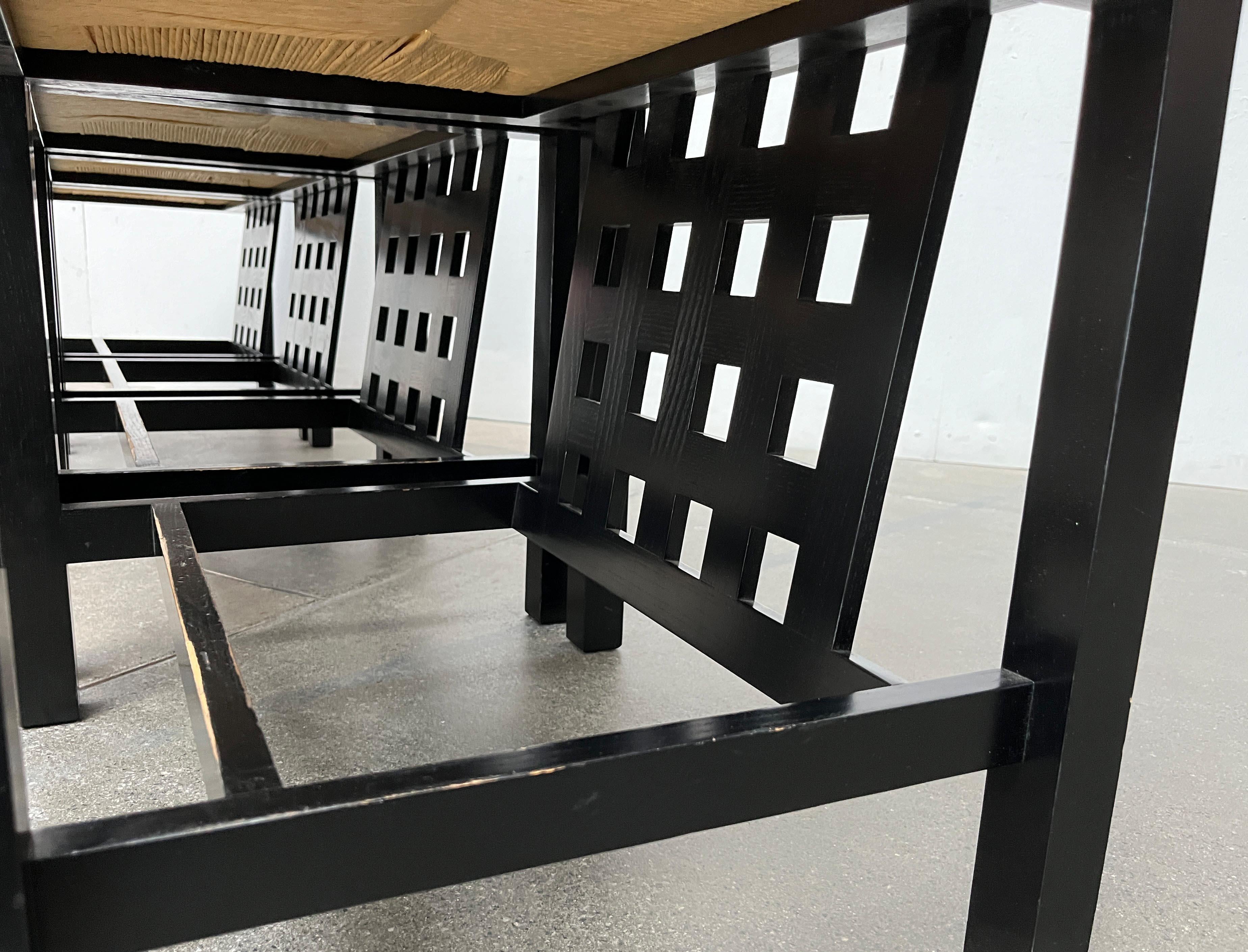 Vintage Italienisch Model 324 D. S. 3 Stühle von Charles Rennie Mackintosh Cassina 14