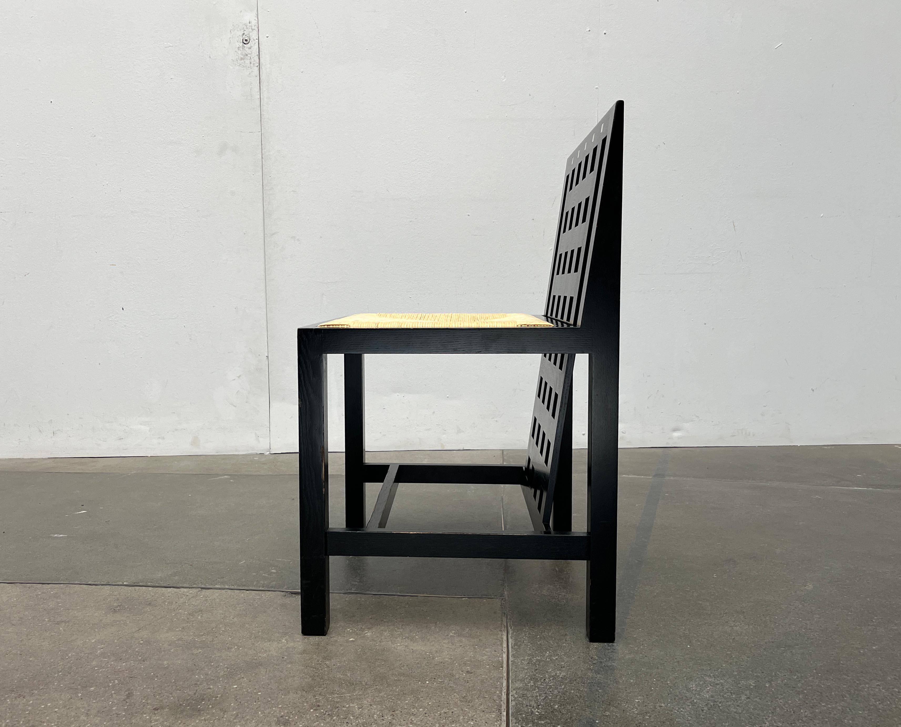 Vintage Italienisch Model 324 D. S. 3 Stühle von Charles Rennie Mackintosh Cassina 1