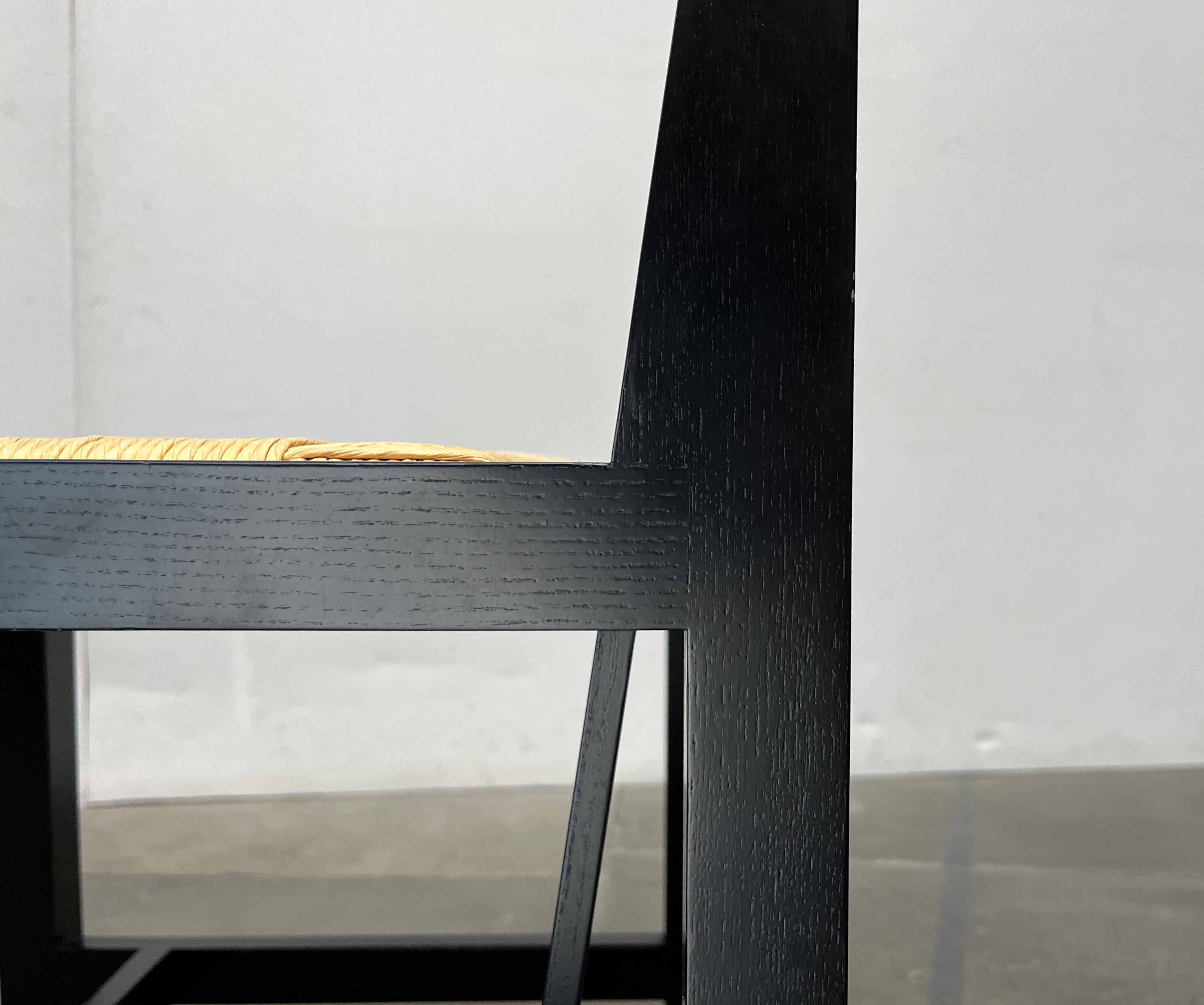 Vintage Italienisch Model 324 D. S. 3 Stühle von Charles Rennie Mackintosh Cassina 2