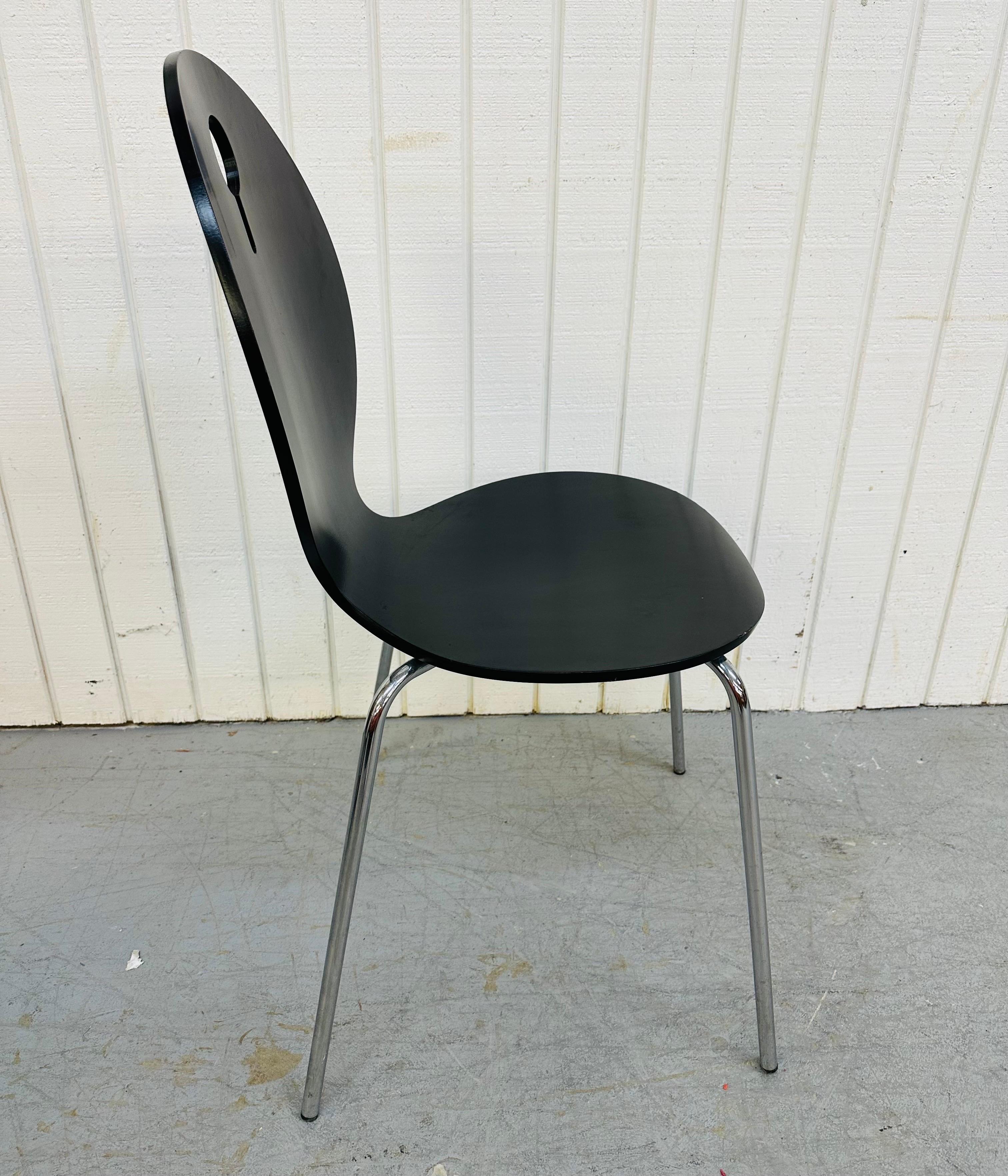Late 20th Century Vintage Italian Modern Bentwood Stacking Chairs