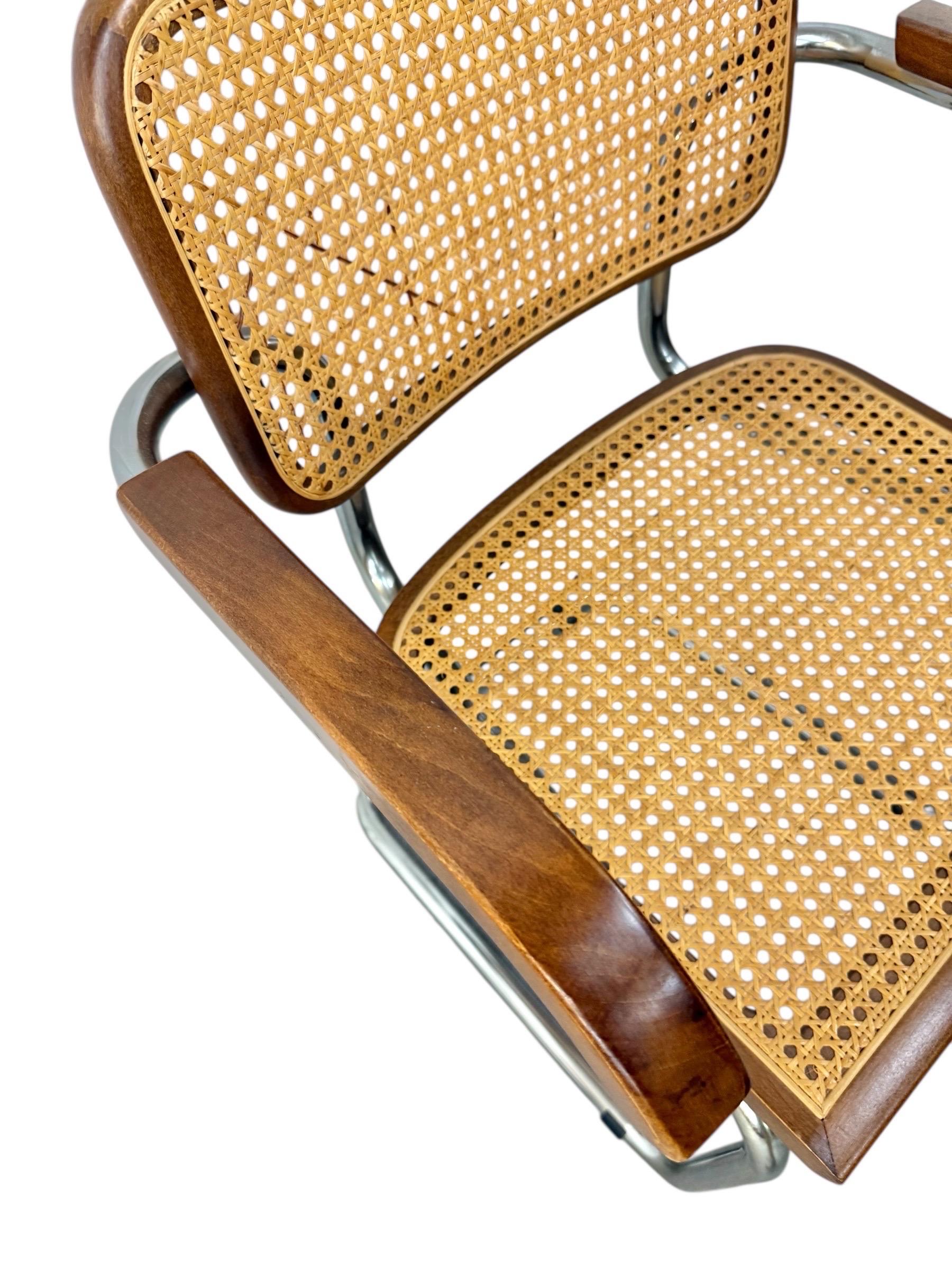 Sedie da pranzo moderne vintage Cesca - Set di 4 pezzi in vendita 3