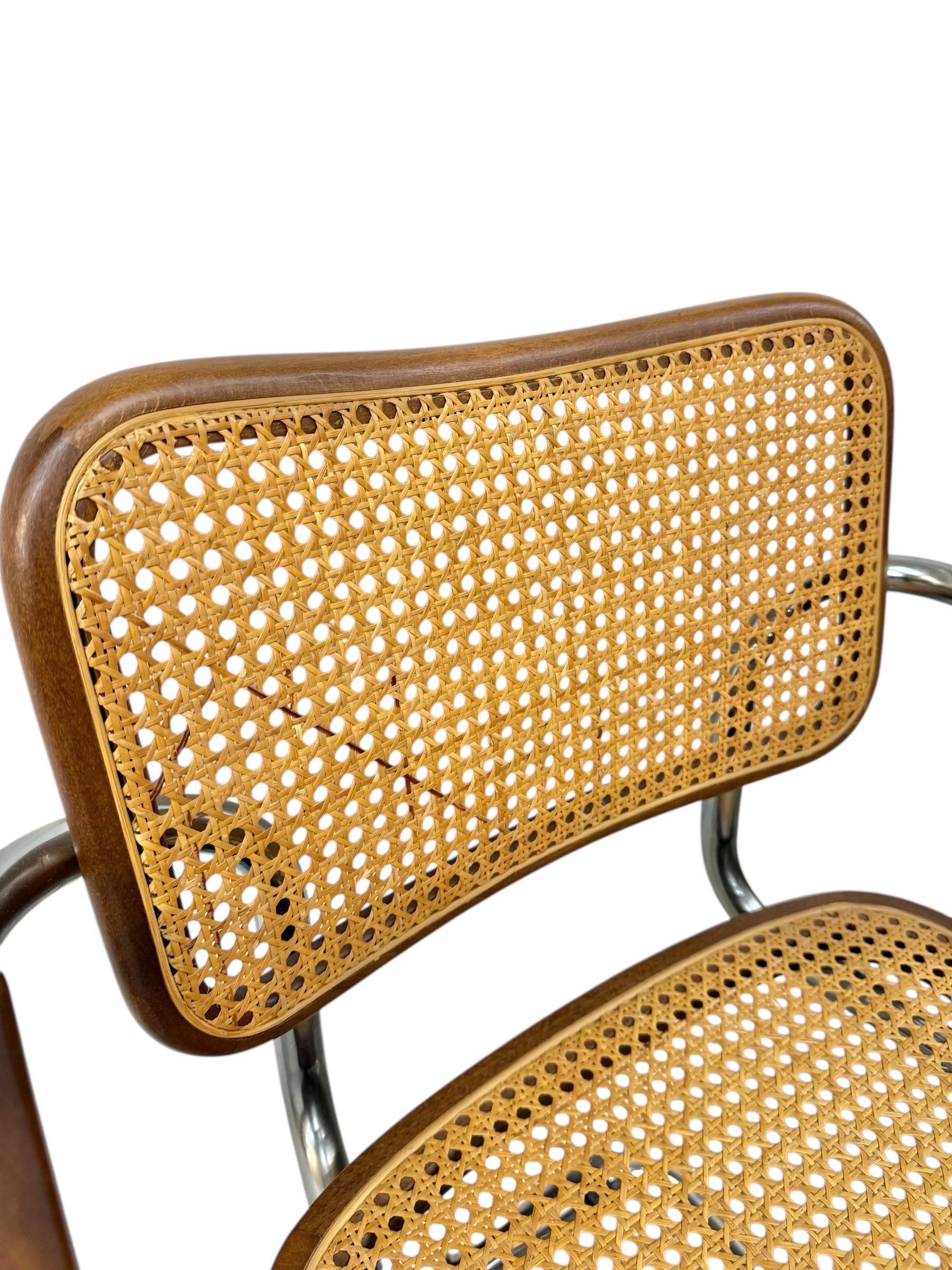 Sedie da pranzo moderne vintage Cesca - Set di 4 pezzi in vendita 4