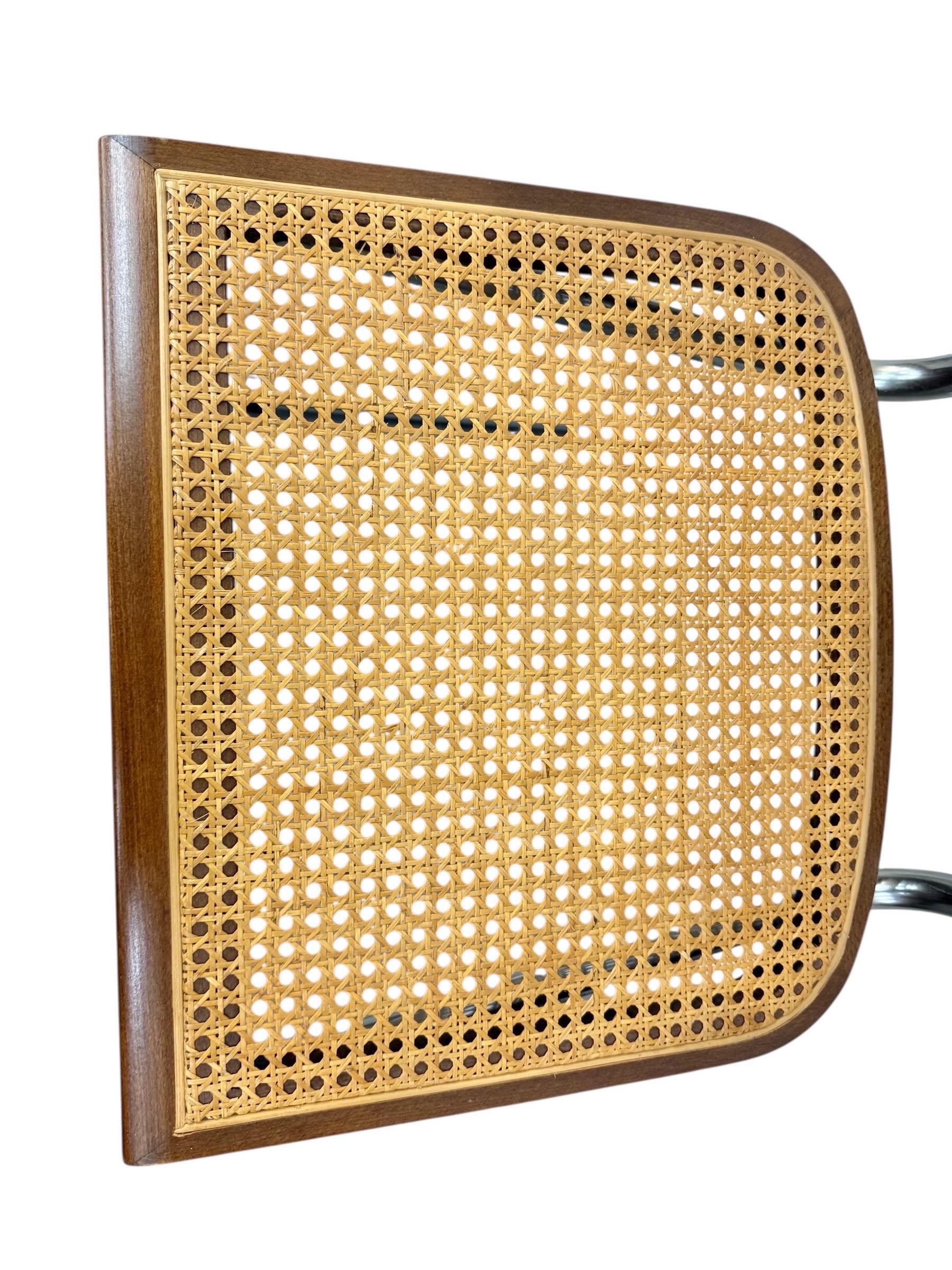 Sedie da pranzo moderne vintage Cesca - Set di 4 pezzi in vendita 5