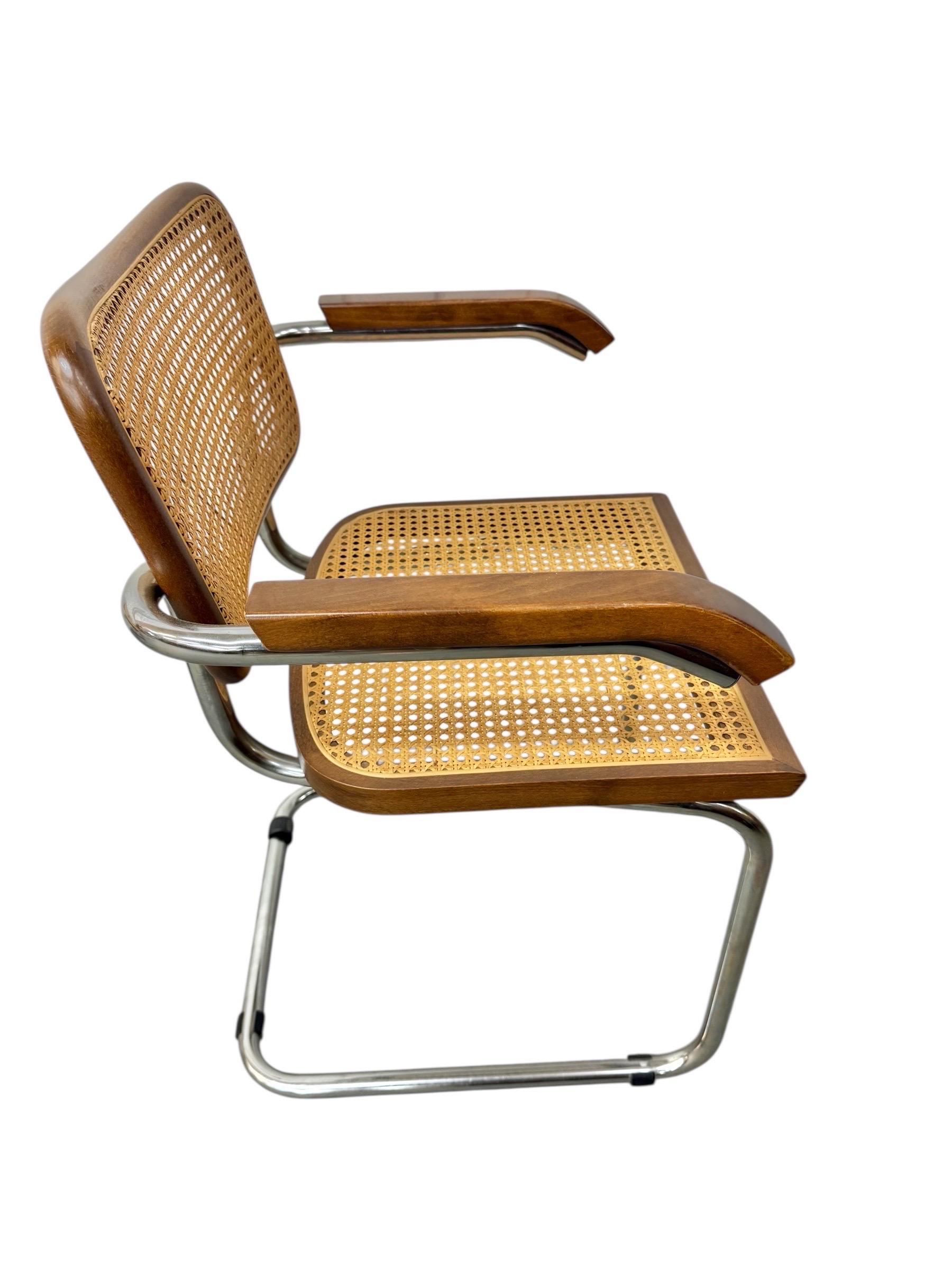 Sedie da pranzo moderne vintage Cesca - Set di 4 pezzi In condizioni buone in vendita a Clarksboro, NJ