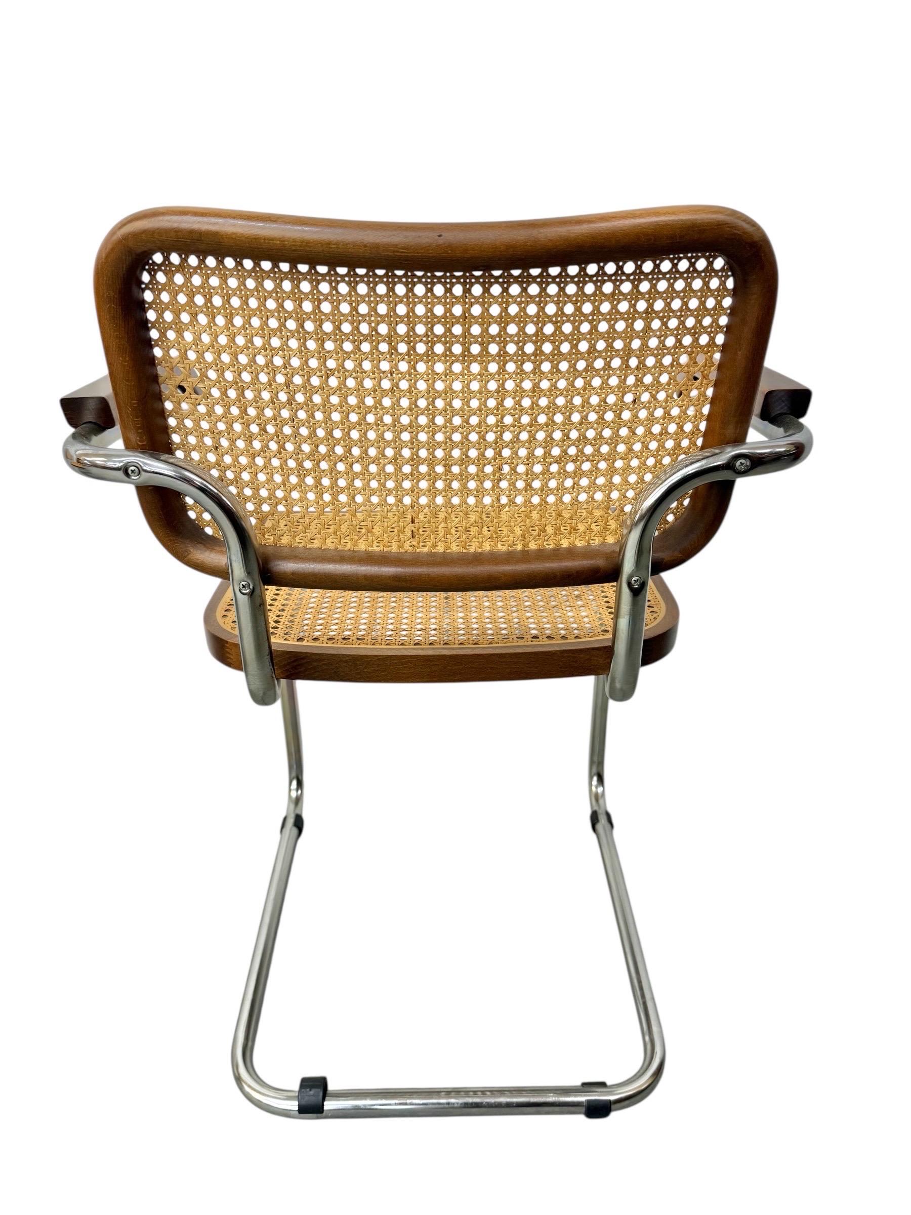 Fine XX secolo Sedie da pranzo moderne vintage Cesca - Set di 4 pezzi in vendita