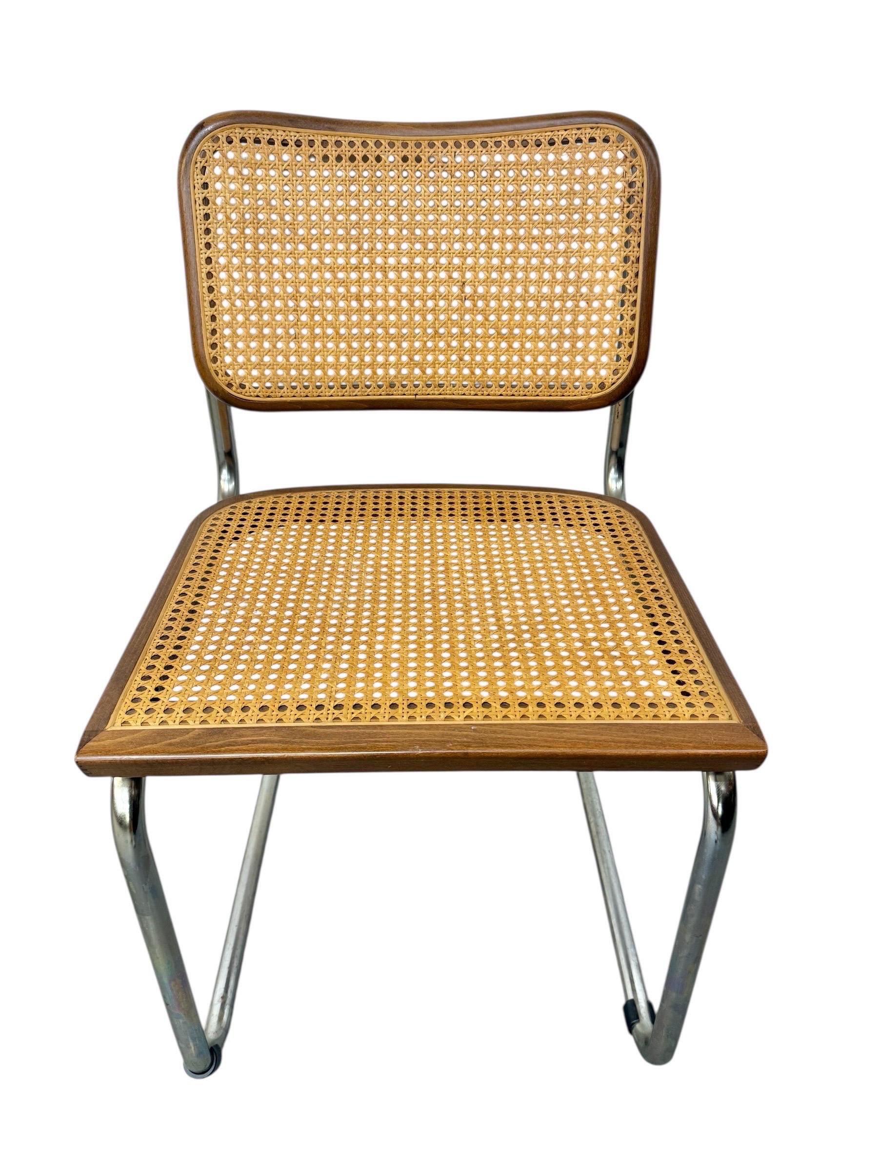 Canna Sedie da pranzo moderne vintage Cesca - Set di 4 pezzi in vendita