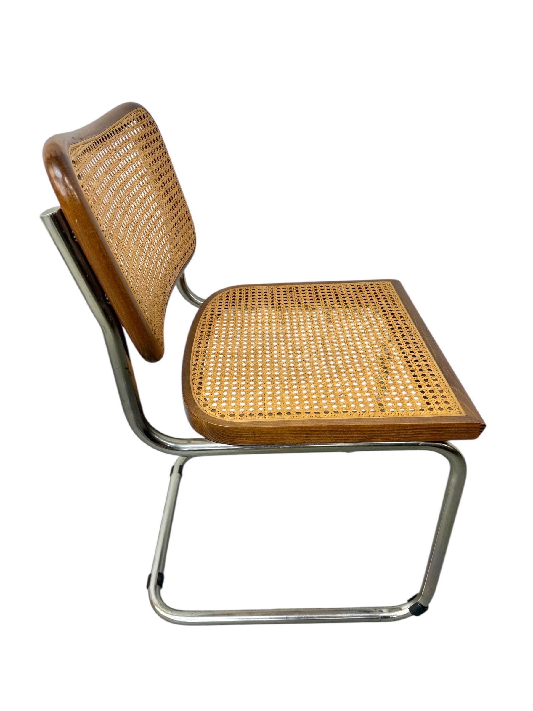 Sedie da pranzo moderne vintage Cesca - Set di 4 pezzi in vendita 1