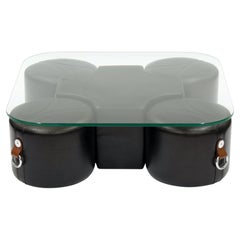 Vintage Italian Modern Coffee Table with Stools by Guido Faleschini for Mariani