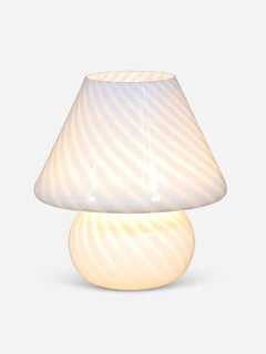 Vintage Italian Lamp moderna a fungo in vetro di Murano di Vetri