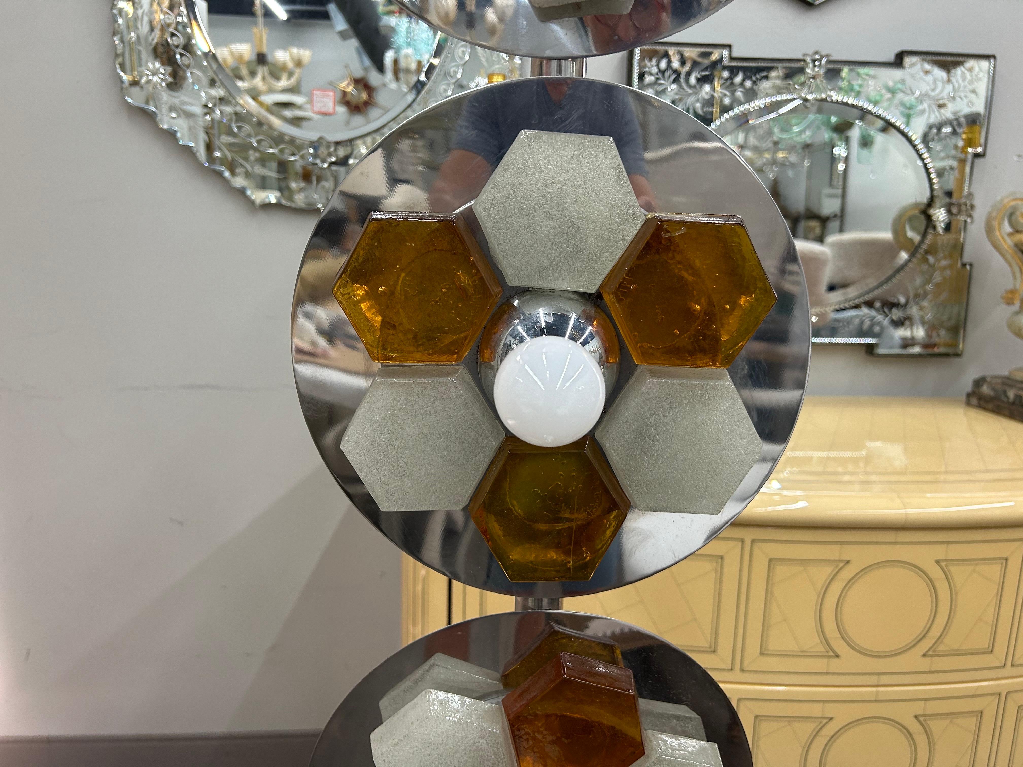 Italienische moderne, von Poliarte inspirierte Vintage-Stehlampe im Zustand „Gut“ im Angebot in Houston, TX