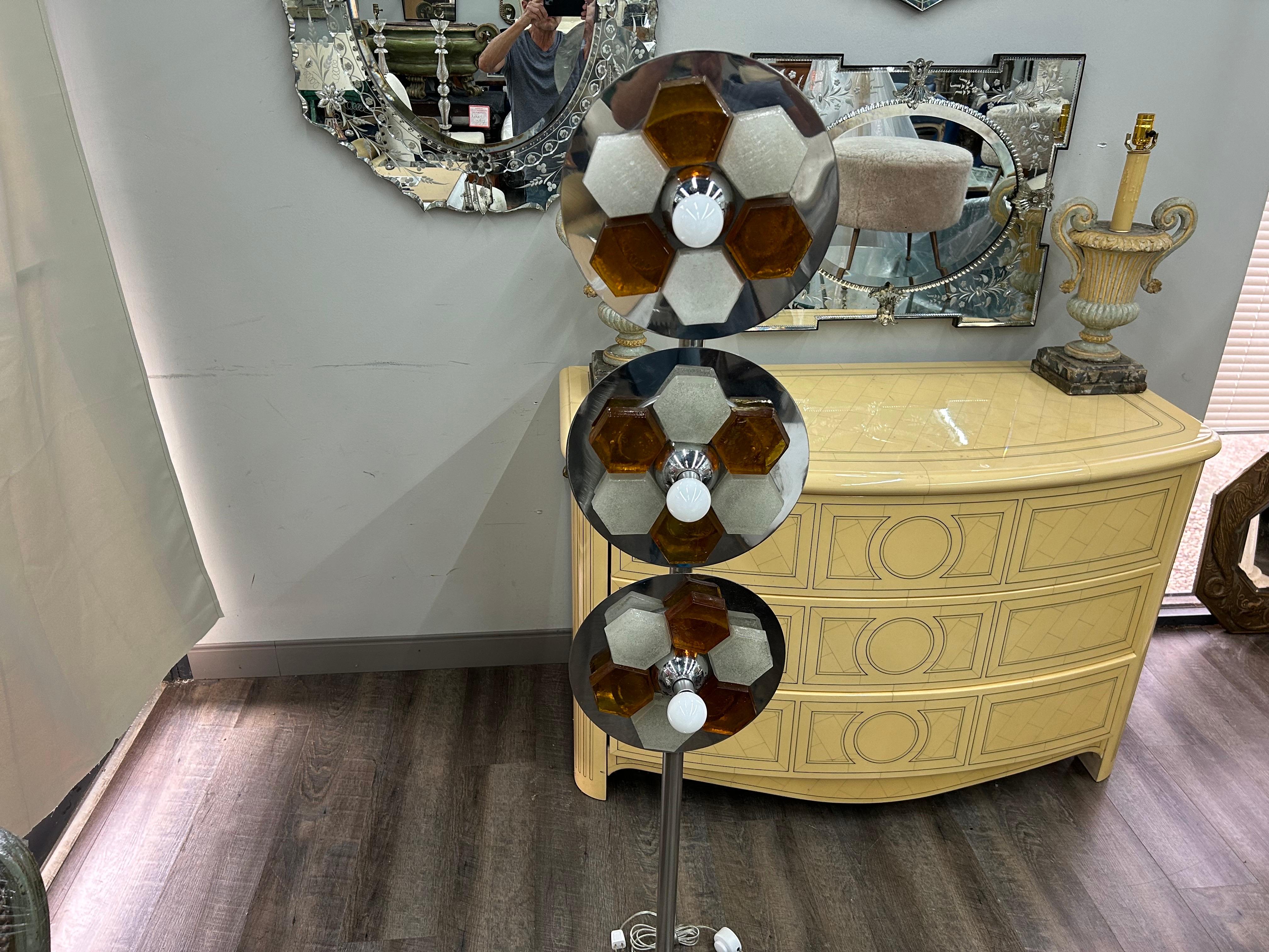 Italienische moderne, von Poliarte inspirierte Vintage-Stehlampe (Mitte des 20. Jahrhunderts) im Angebot