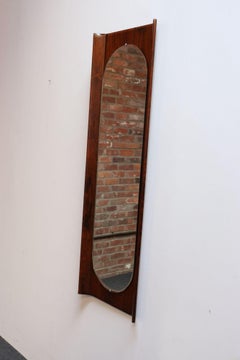 Espejo de Pared Vintage Italian Modern Rosewood Diseñado por Donati para Stil Glass