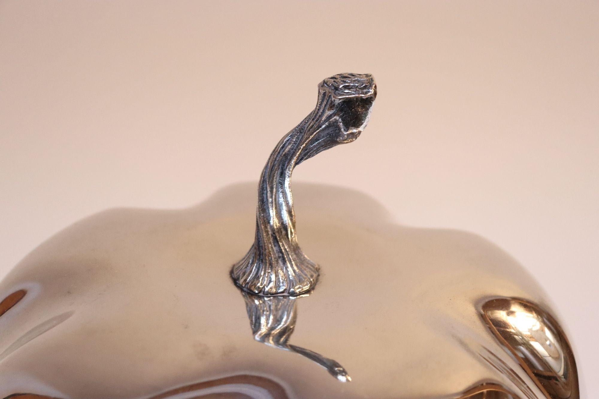 Vintage Italian Modern Silver-Plated 