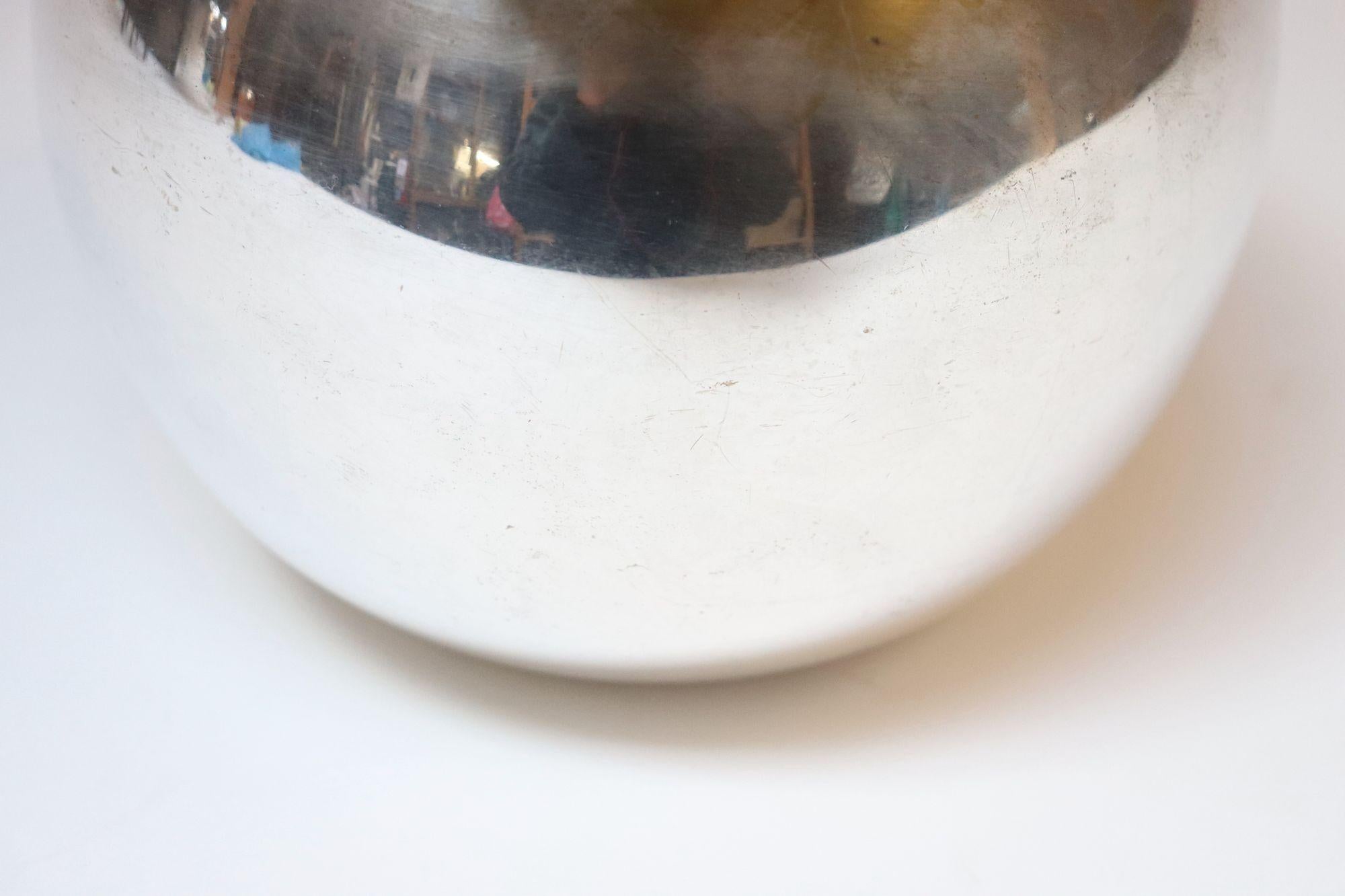 Vintage Italian Modernist Silver-Plated 