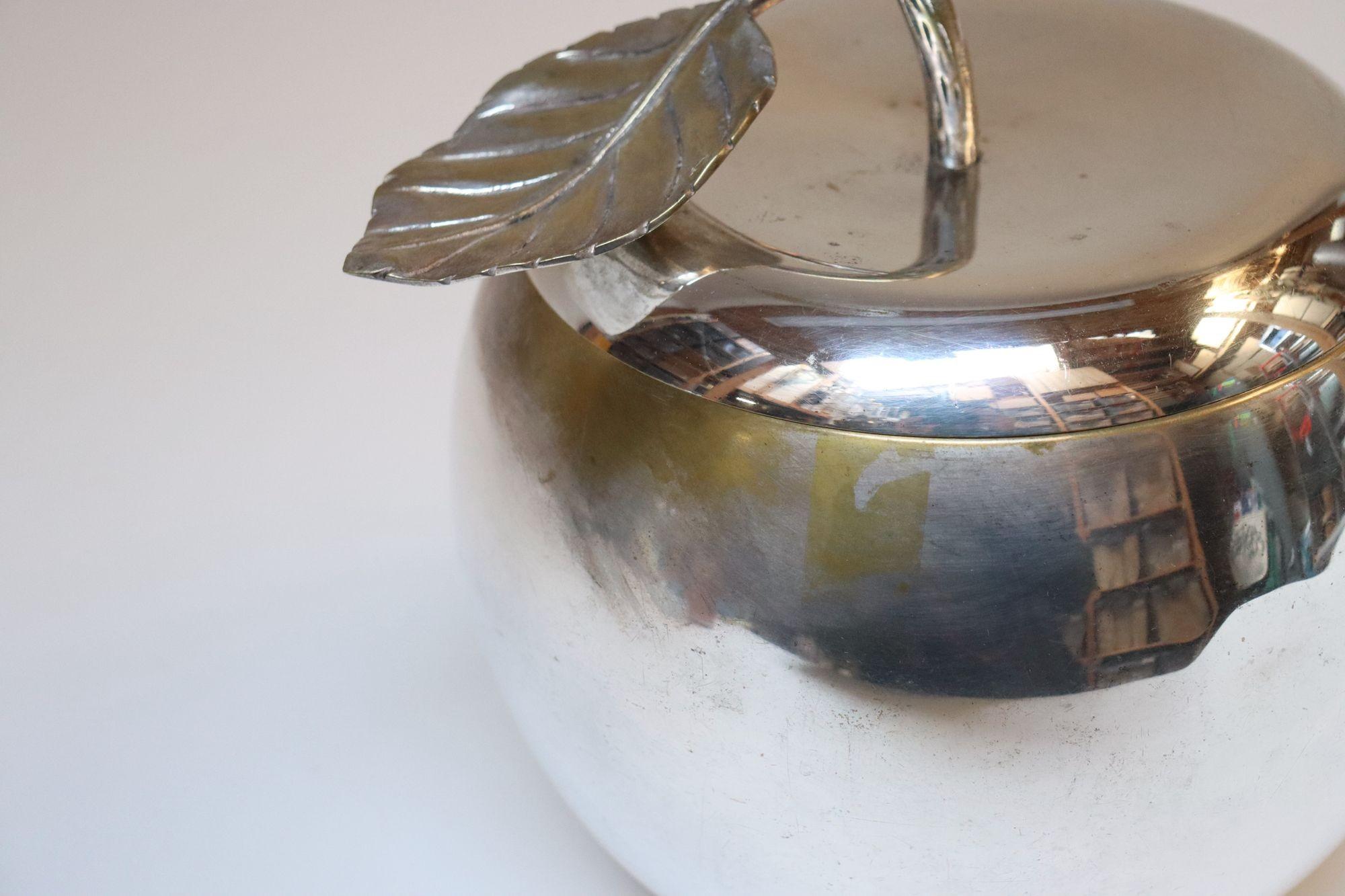 Vintage Italian Modernist Silver-Plated 