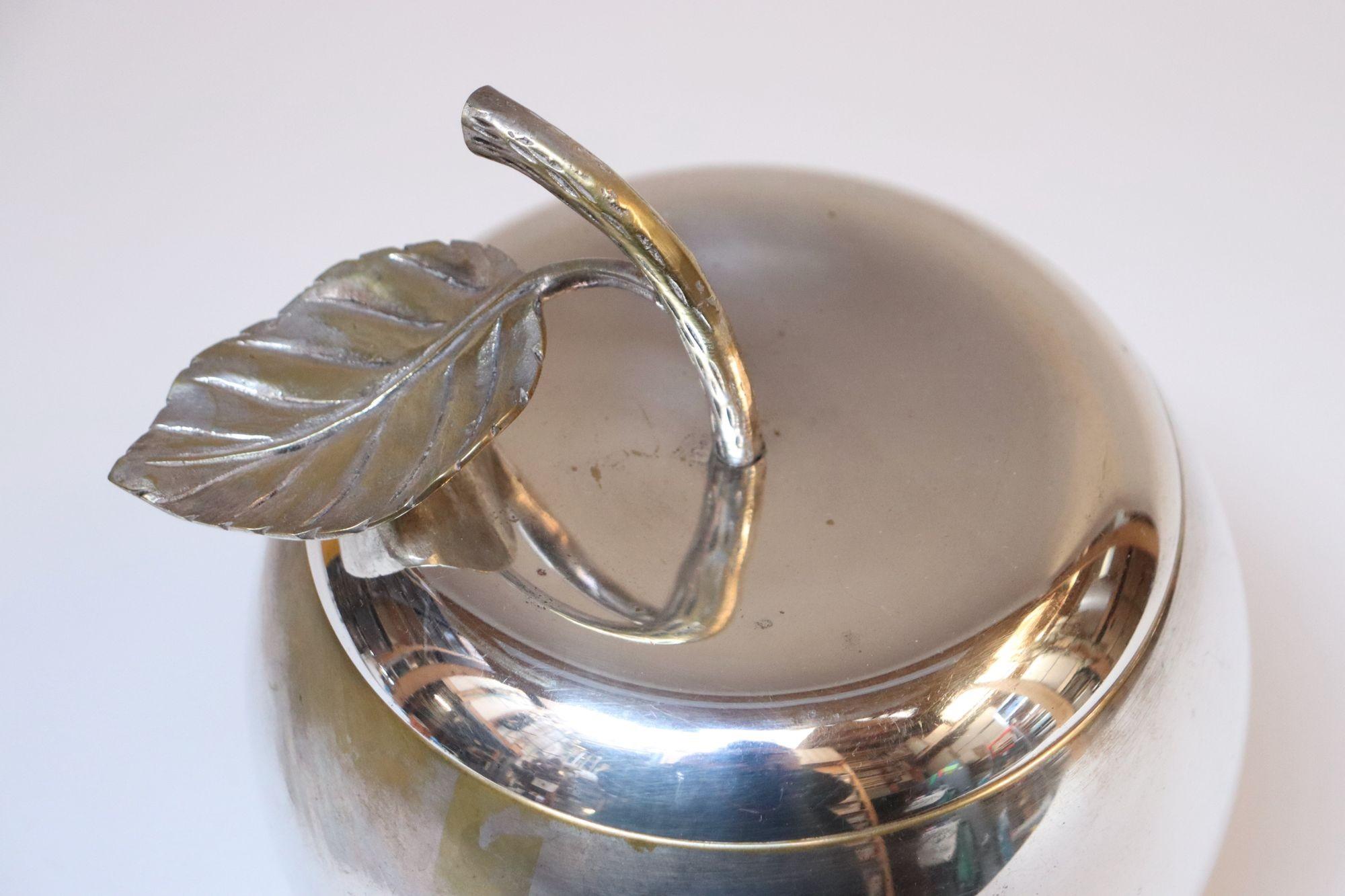 Vintage Italian Modernist Silver-Plated 