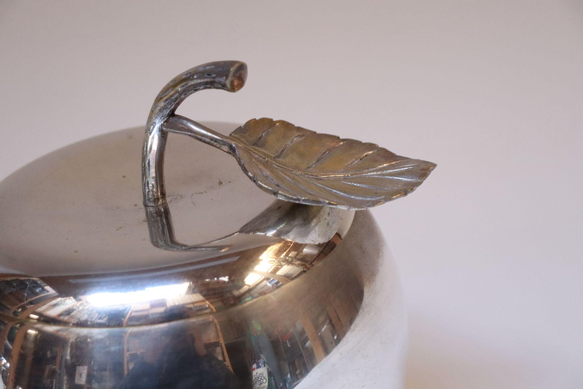 Vintage Italian Modernist Silver-Plated 