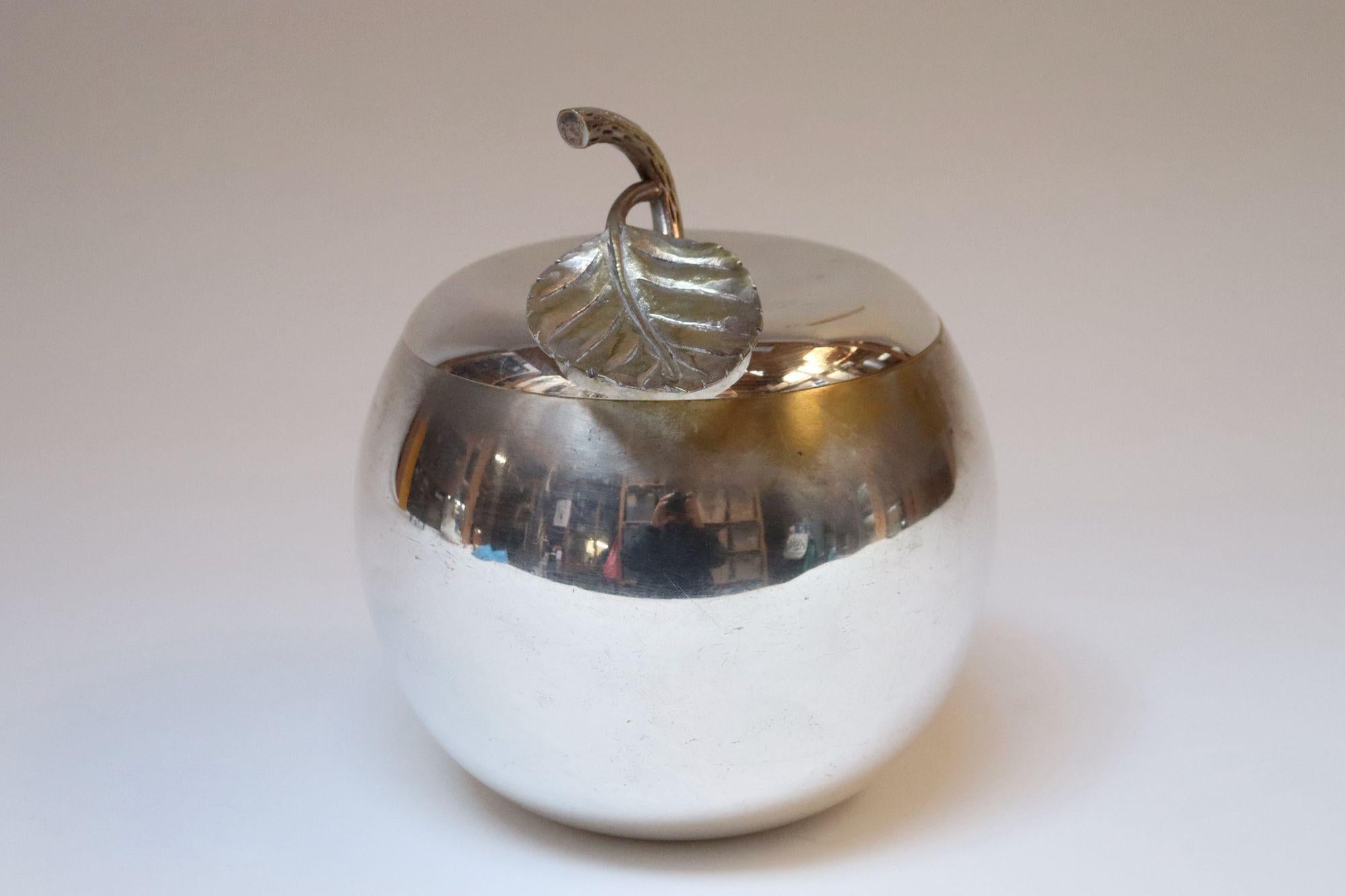 Vintage Italian Modernist Silver-Plated 