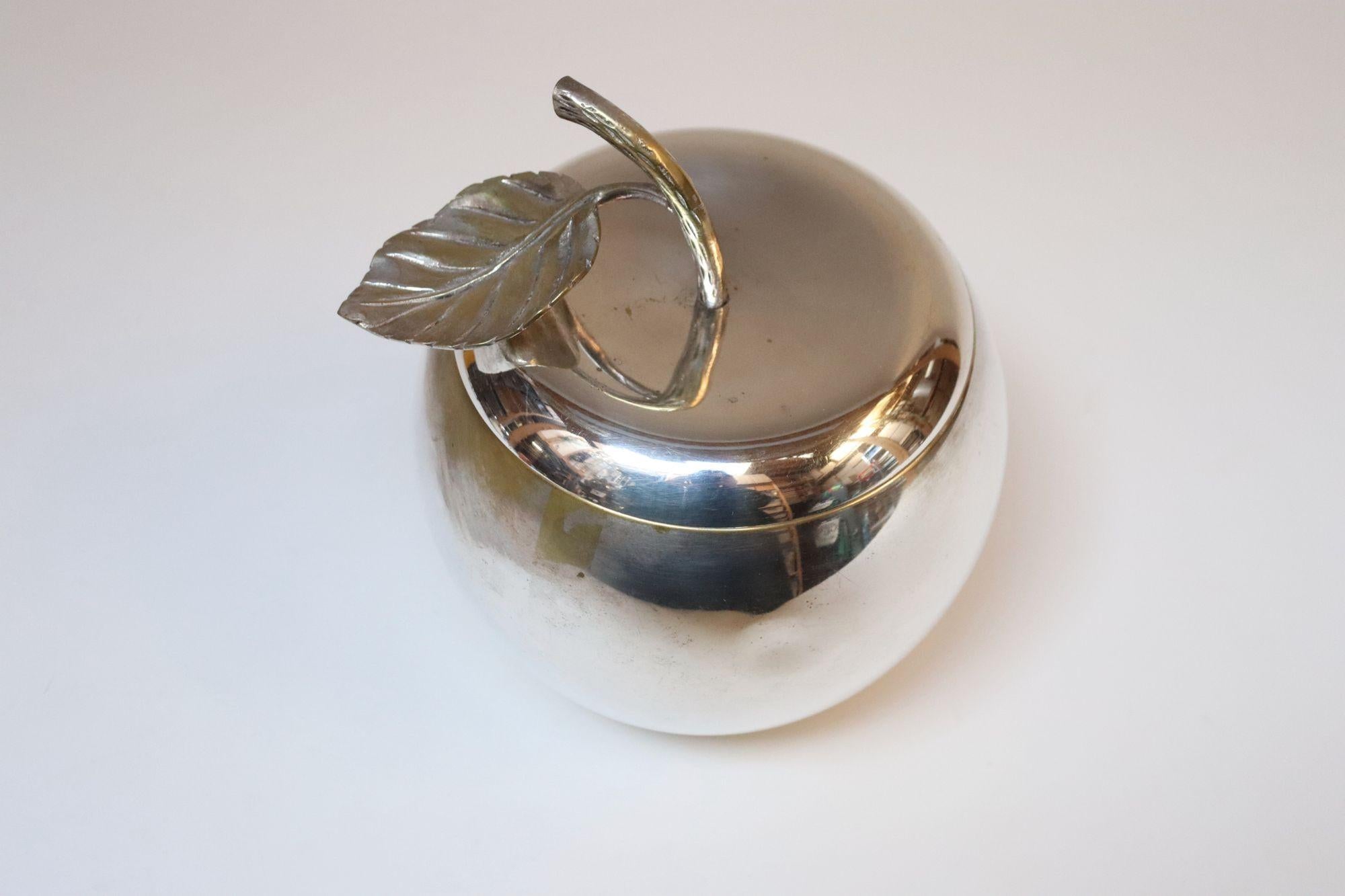 Mid-20th Century Vintage Italian Modernist Silver-Plated 